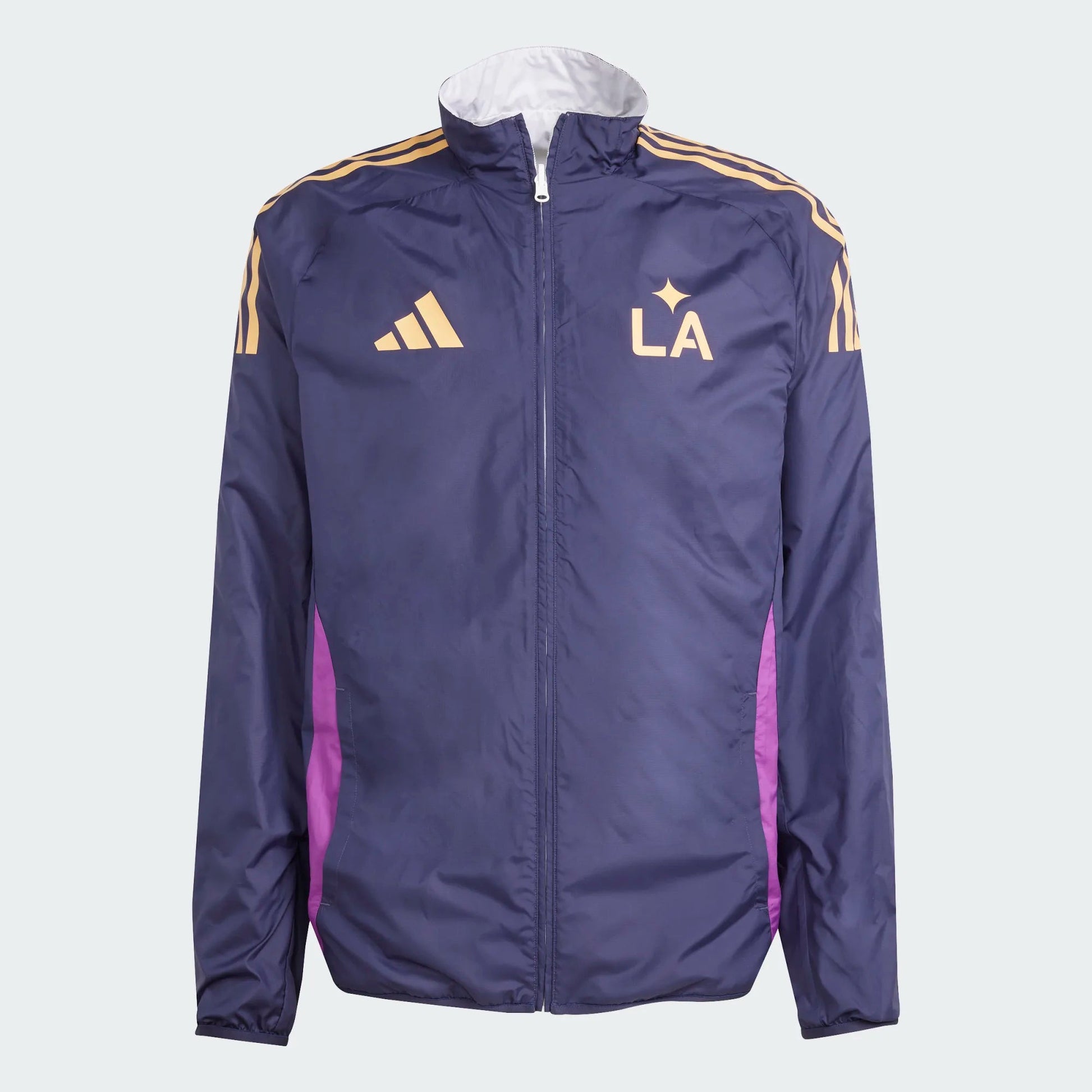 adidas 2025 LA Galaxy Men's Anthem Jacket (Front - Reversible)