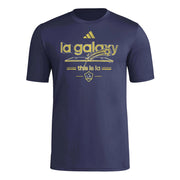 adidas 2025 LA Galaxy Men's Pre-Game Tee (Front)