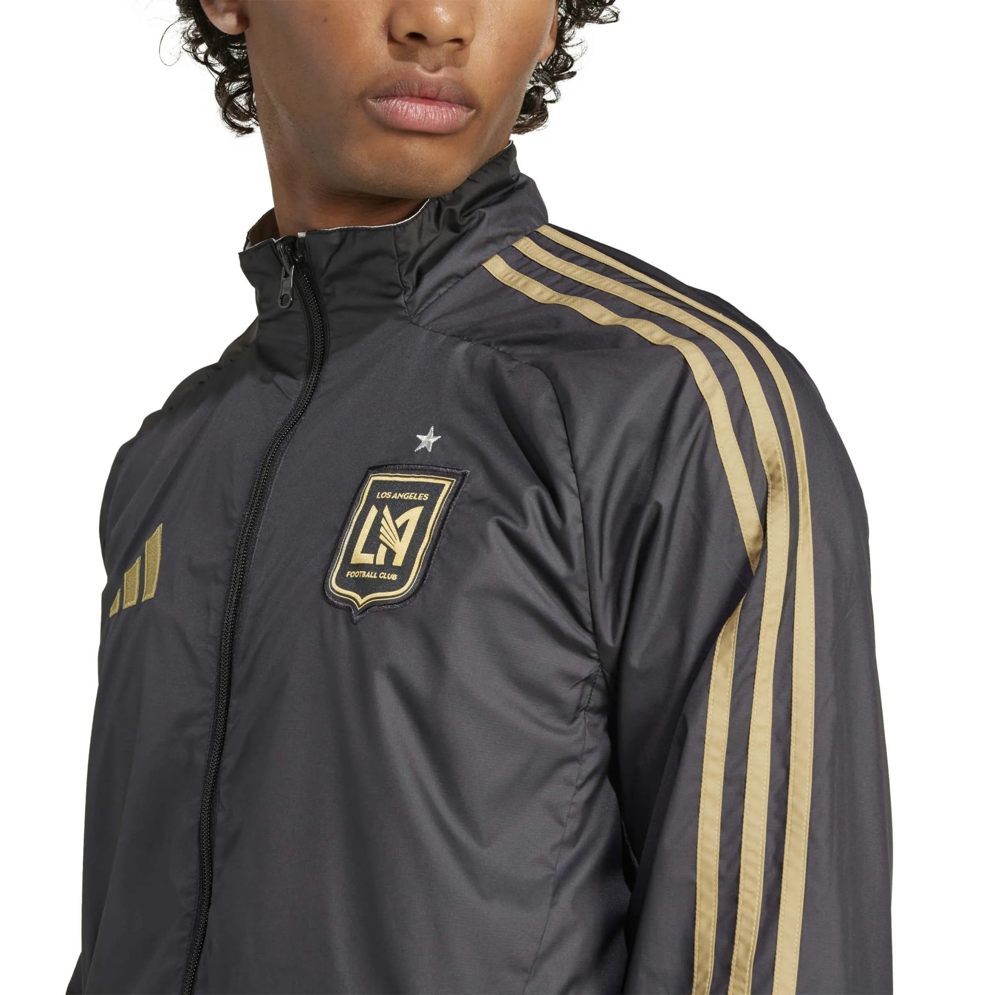 adidas 2025 LAFC Men's Anthem Jacket (Detail 1)