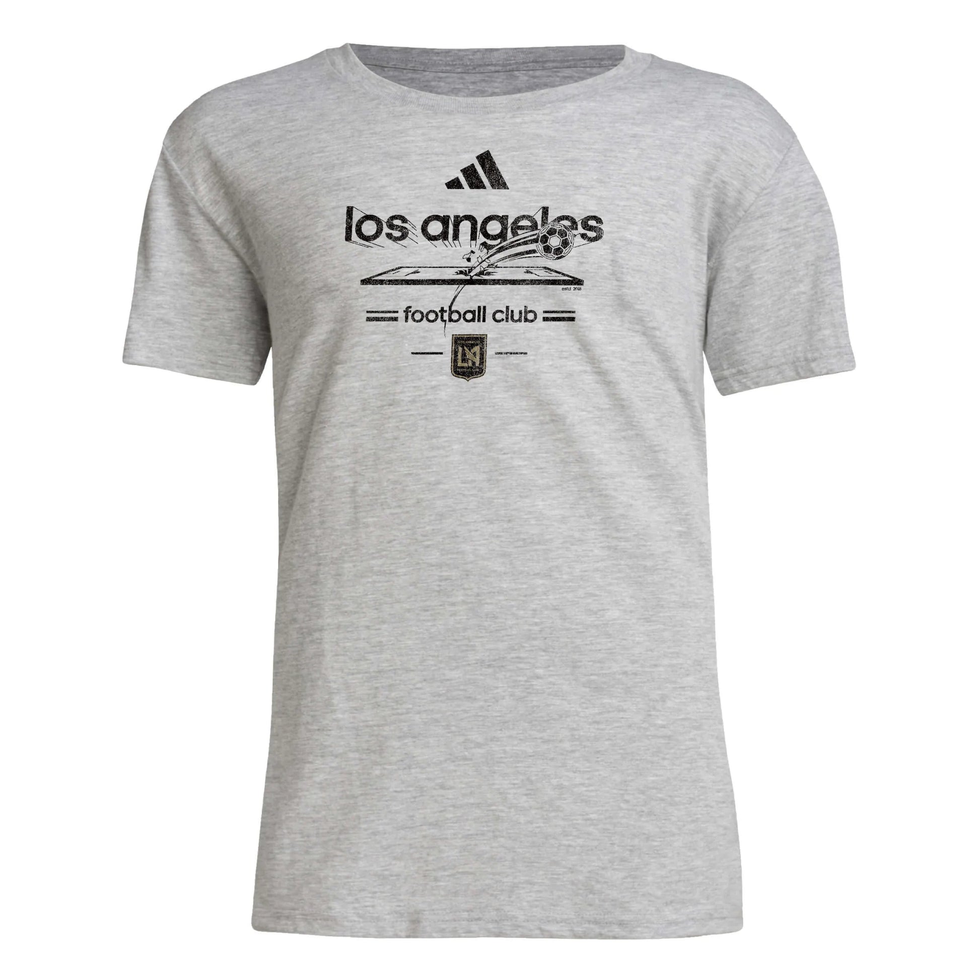 adidas 2025 LAFC Youth Pre-Game Tee (Front)