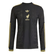 adidas 2025 Mexico Men's De Oro Authentic Long-Sleeve Soccer Jersey