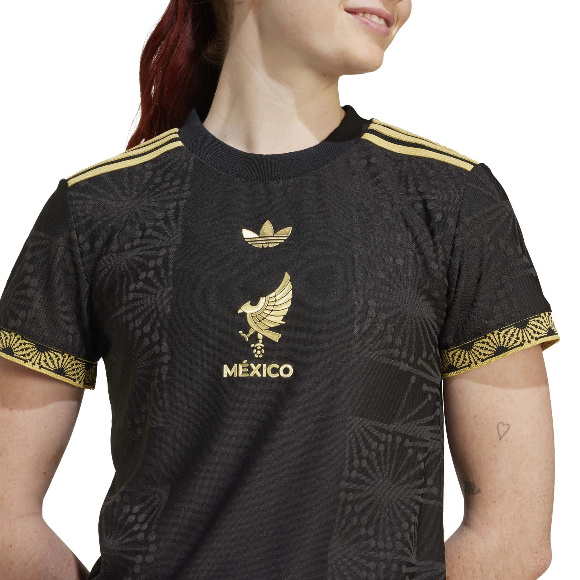 adidas 2025 Mexico Women's De Oro Authentic Soccer Jersey