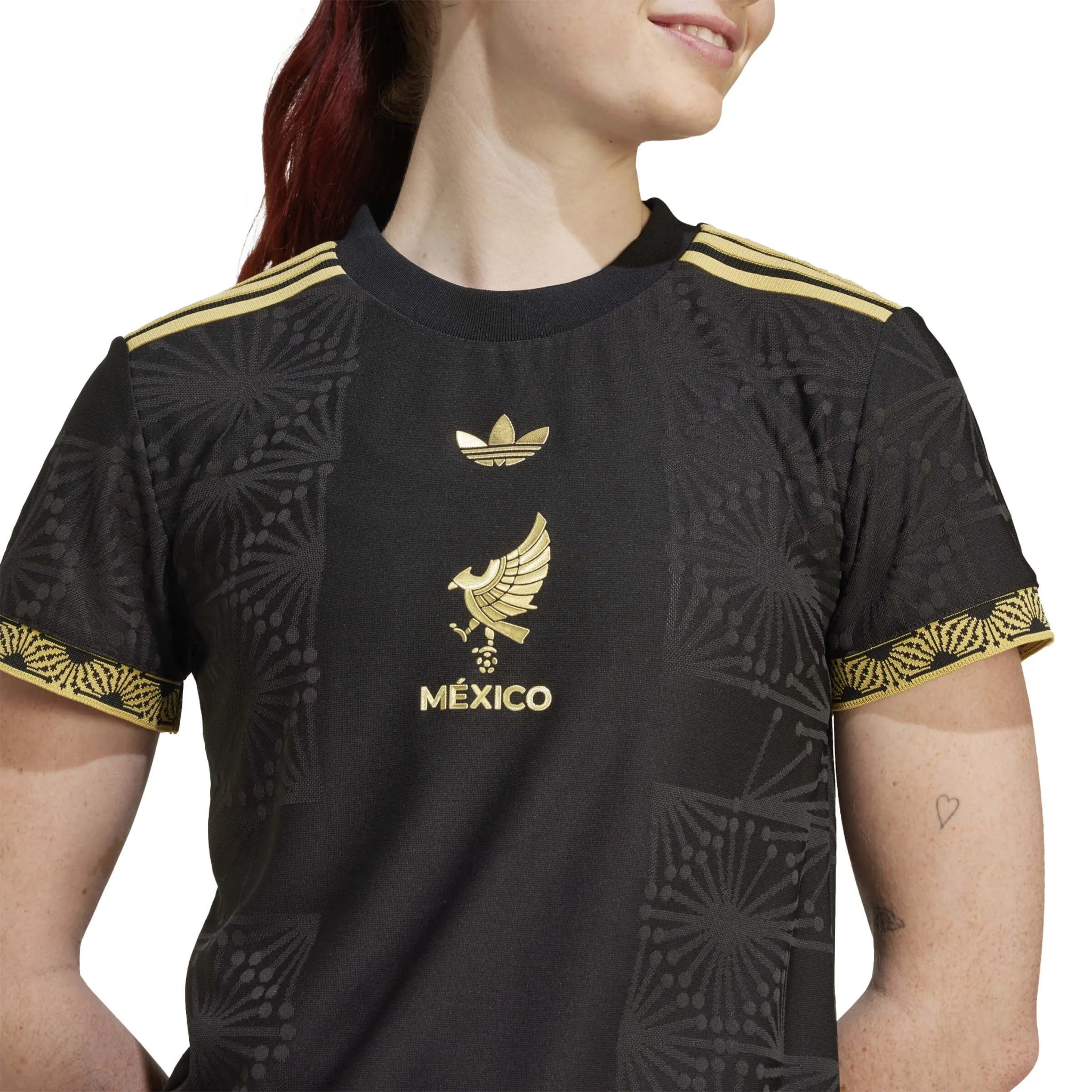 adidas 2025 Mexico Women's De Oro Authentic Soccer Jersey