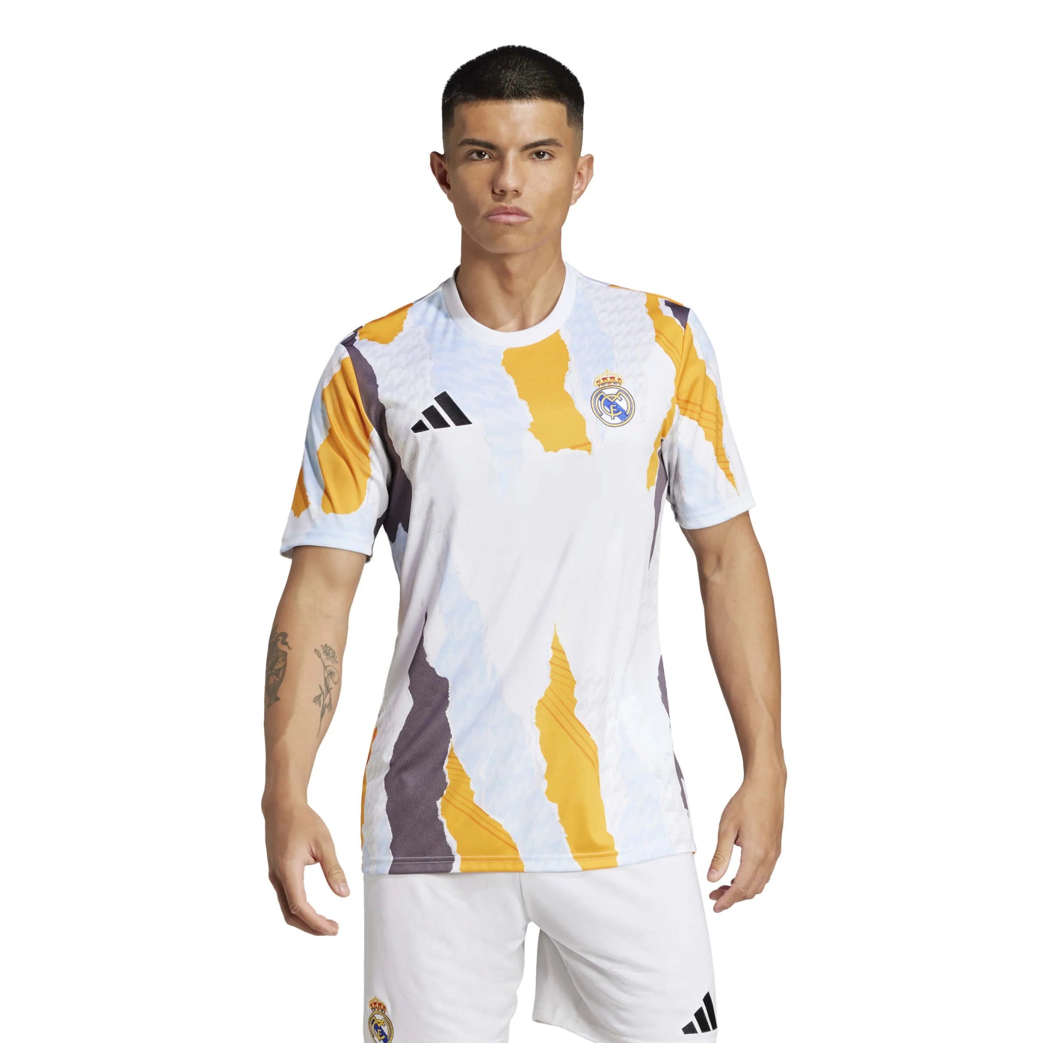 adidas 2025 Real Madrid Men's Pre-Match Jersey (Model - Front)