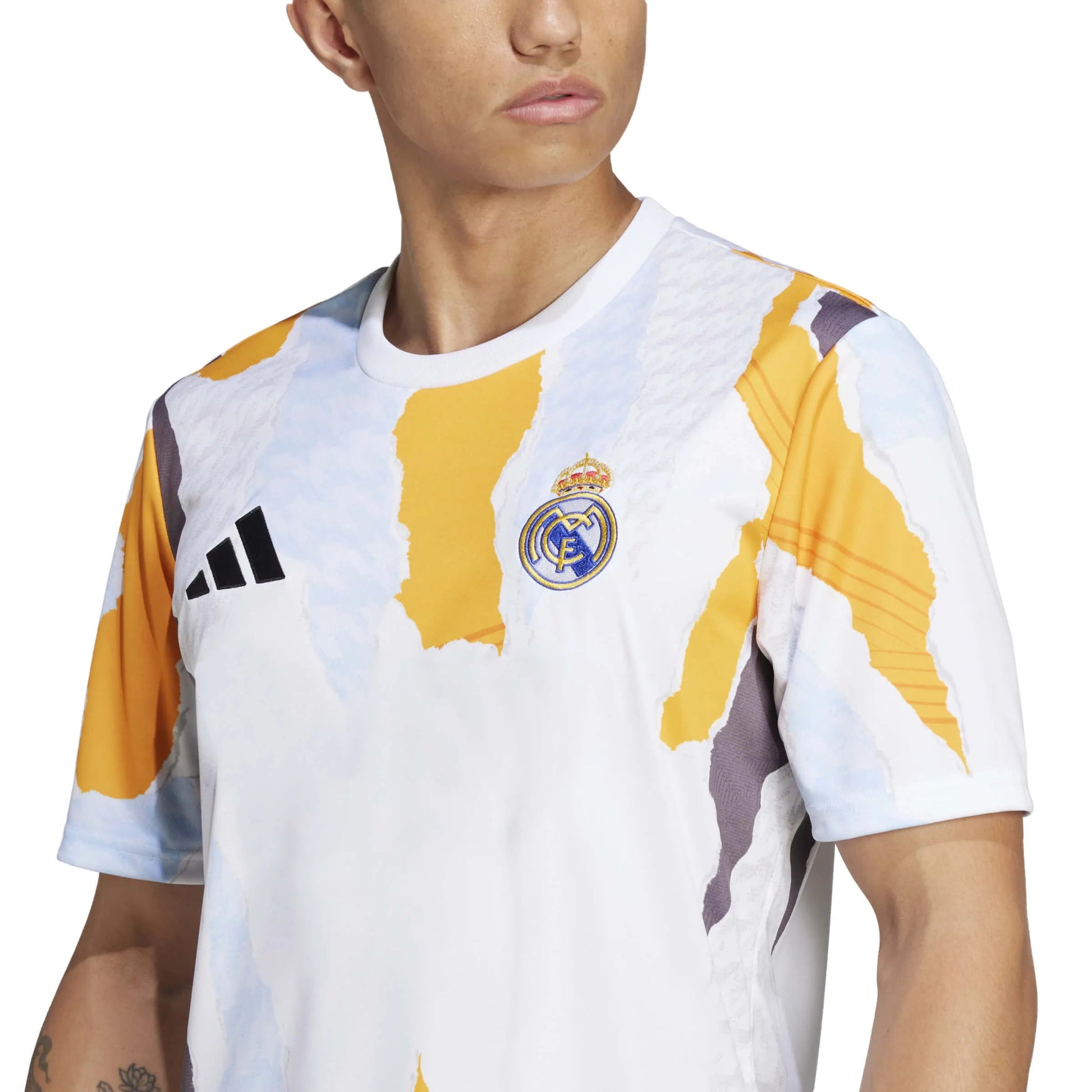 adidas 2025 Real Madrid Men's Pre-Match Jersey (Detail 1)