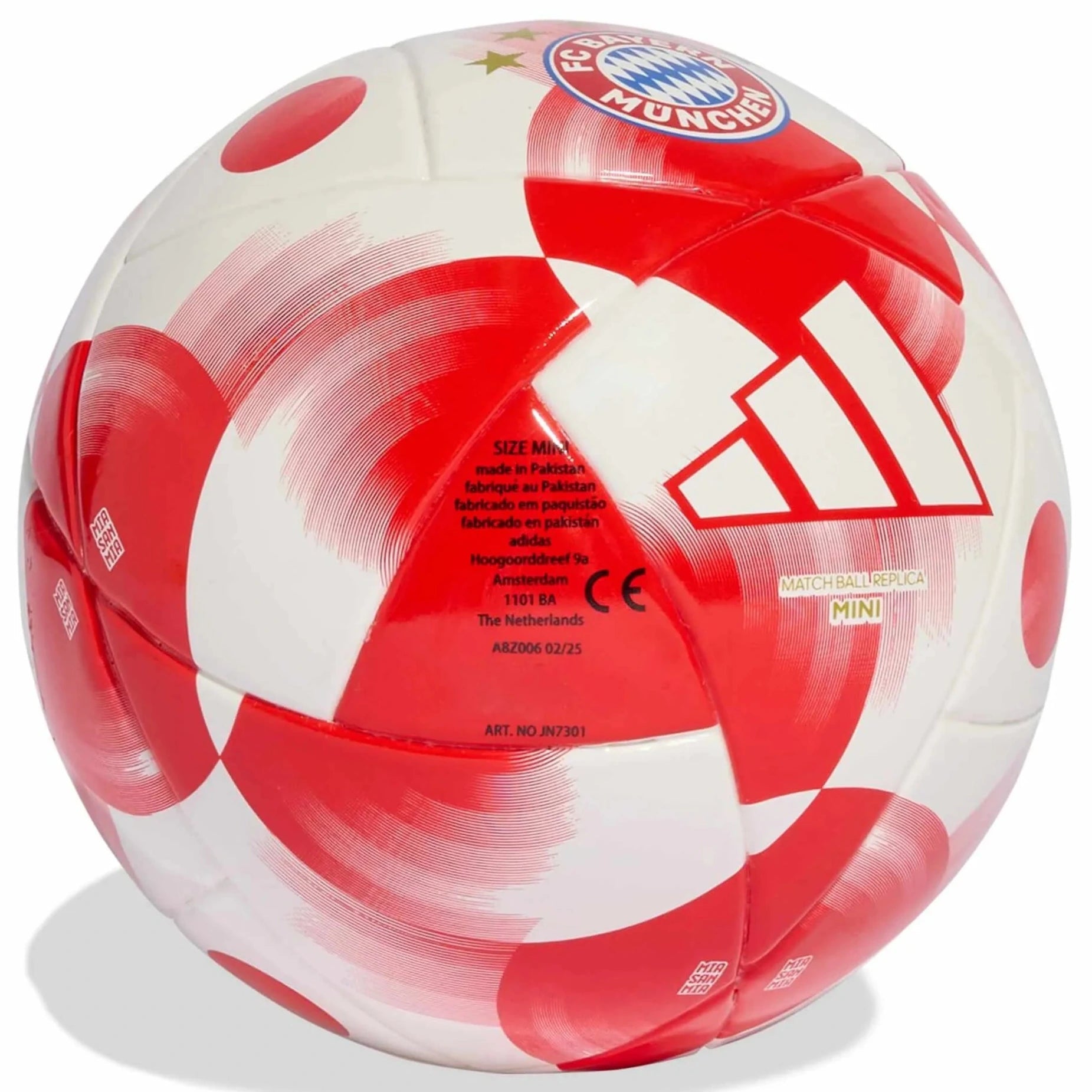 adidas Bayern Munich Mini Soccer Ball (Back)