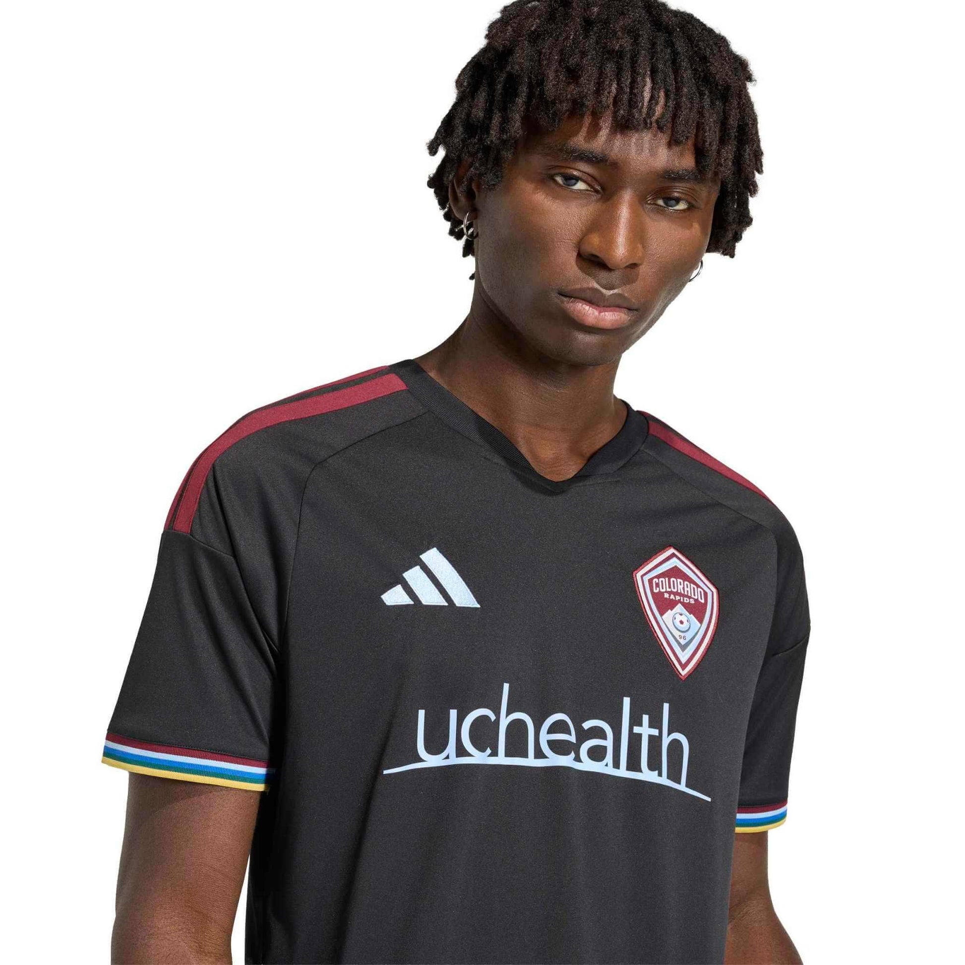 adidas 2026-27 Colorado Rapids Men's Stadium Home Soccer Jersey (Detail 1)