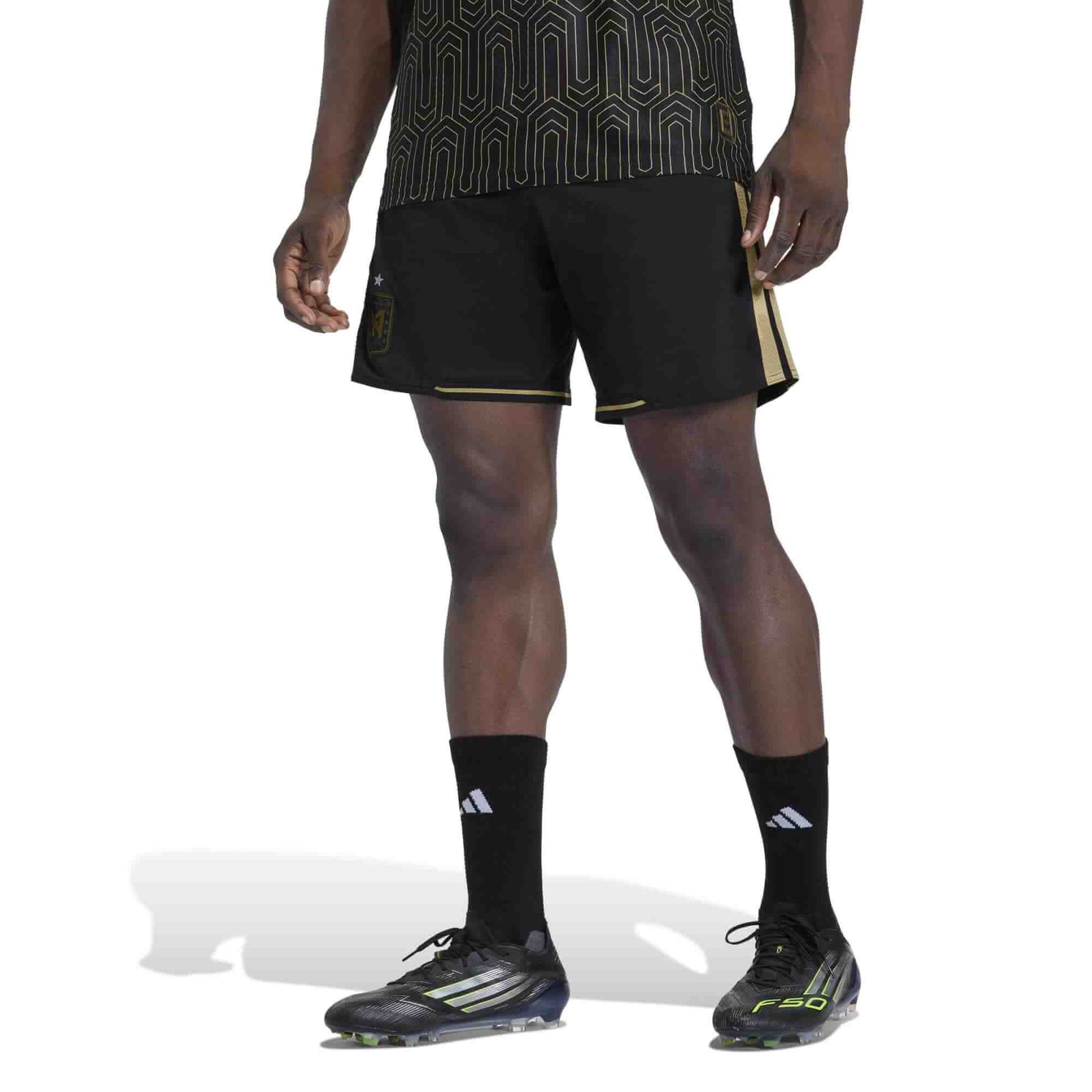 adidas 2026-27 LAFC Men's Authentic Home Shorts (Model - Front)