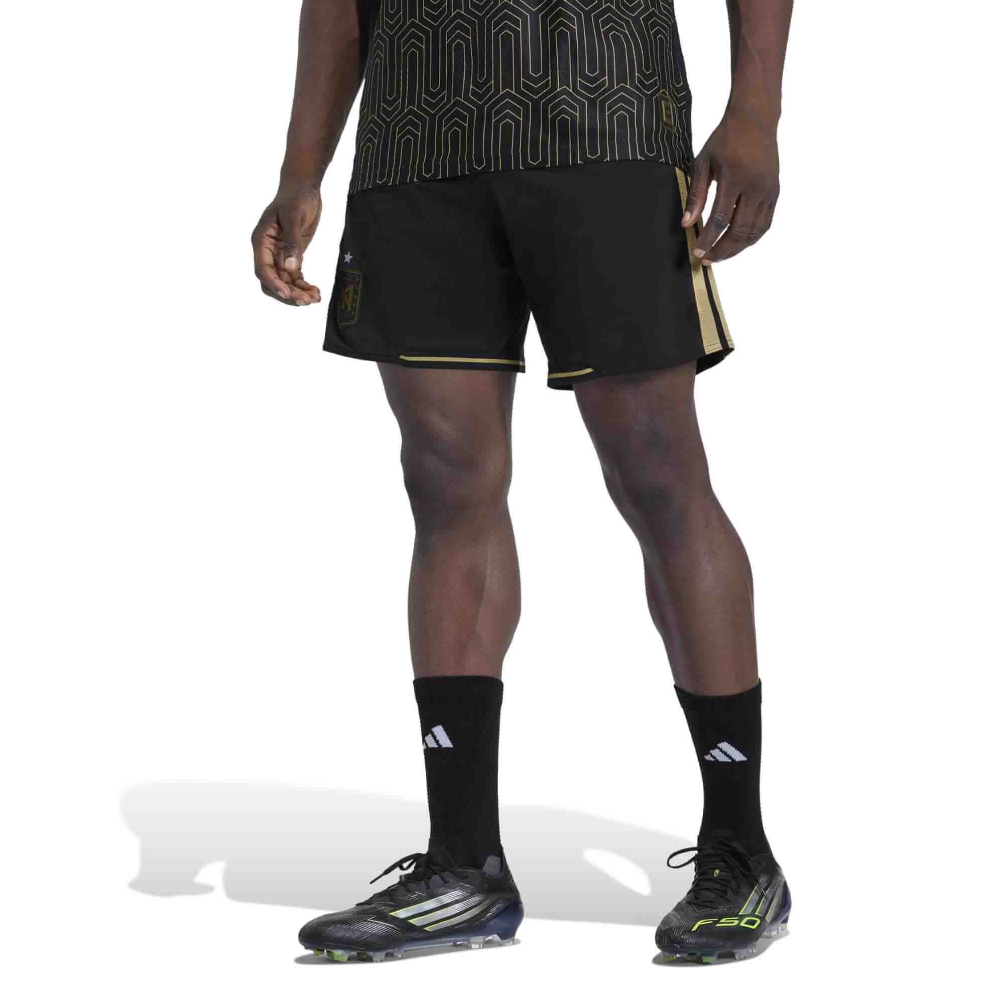 adidas 2026-27 LAFC Men's Authentic Home Shorts (Model - Front)