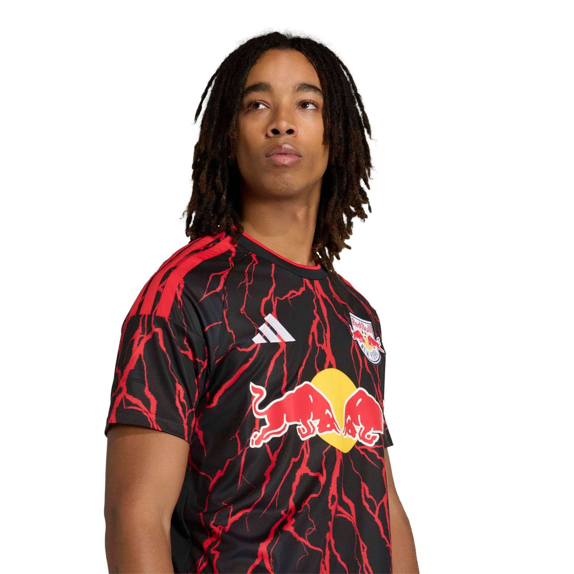 adidas 2026-27 New York Red Bulls Men's Stadium Home Soccer Jersey (Detail 1)