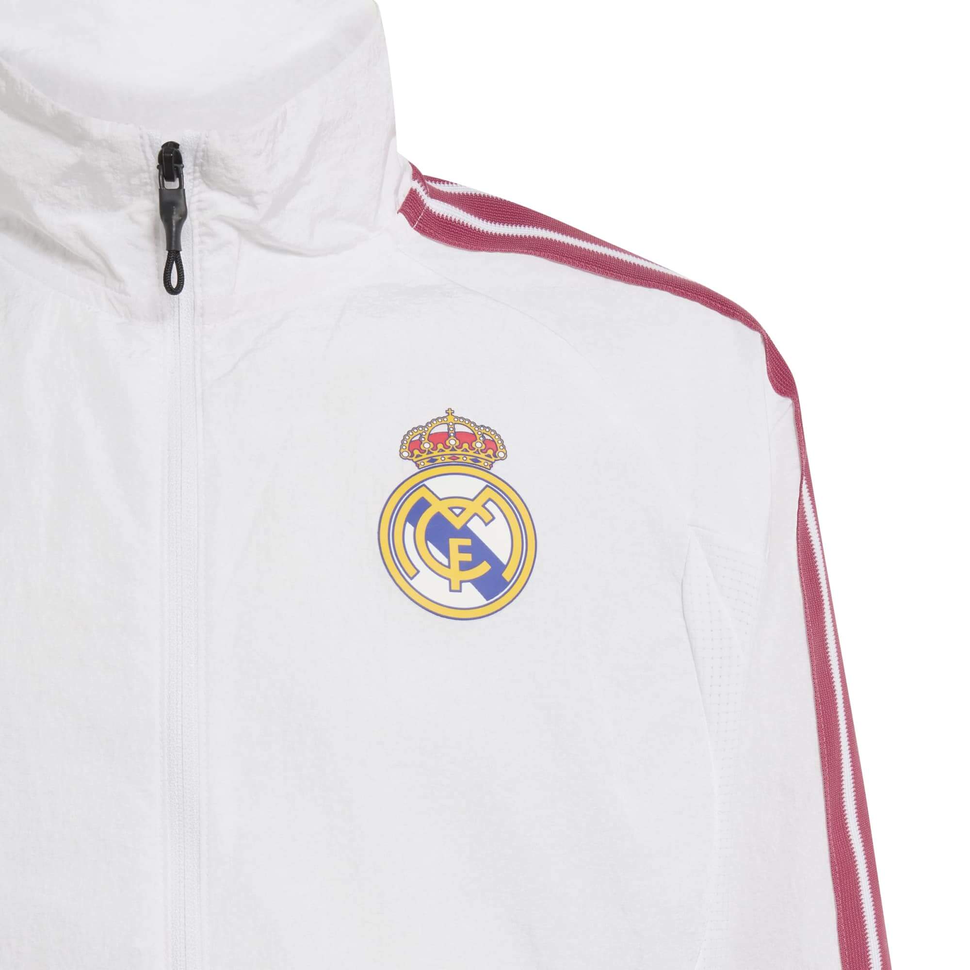 adidas 2026-27 Real Madrid Youth Home Anthem Jacket (Detail 1)