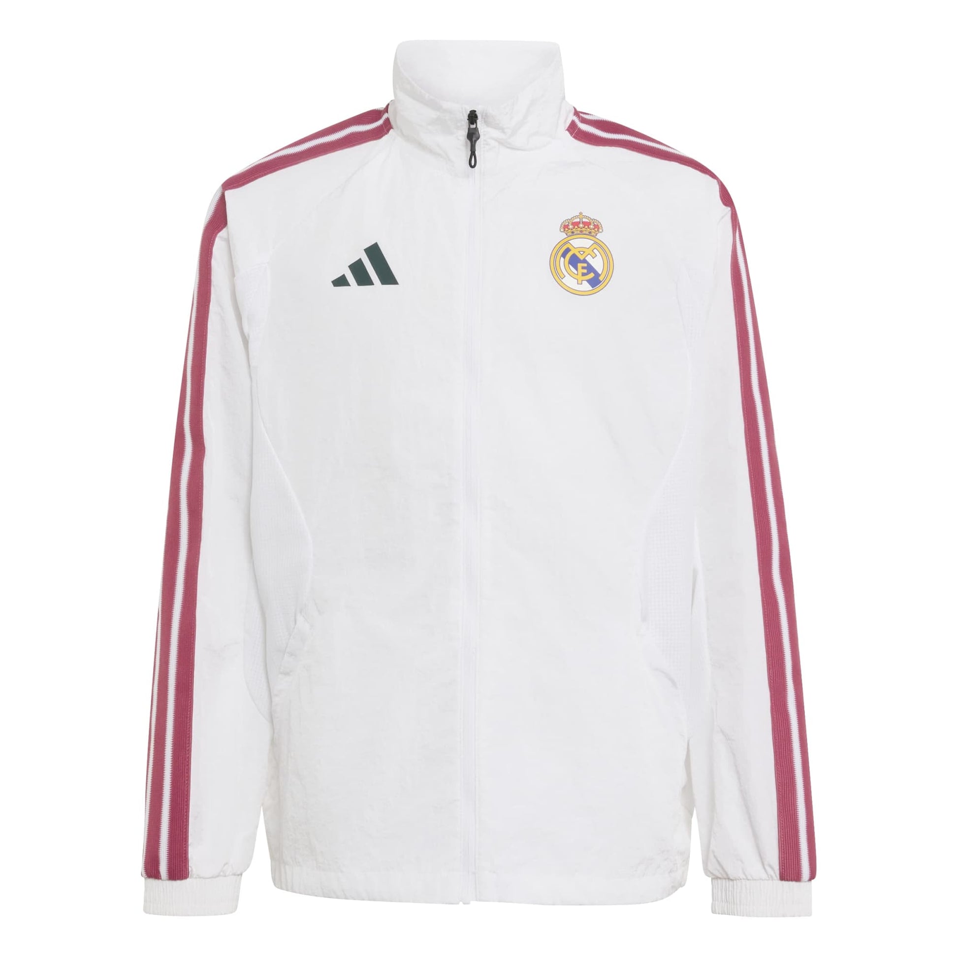 adidas 2026-27 Real Madrid Youth Home Anthem Jacket (Front)