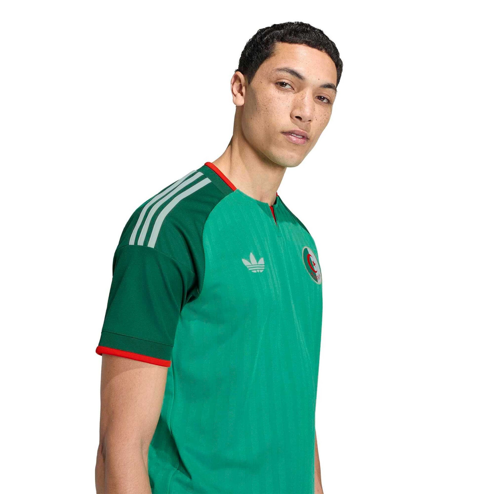adidas 2026 Algeria Men's Stadium Away Soccer Jersey (Detail 1)