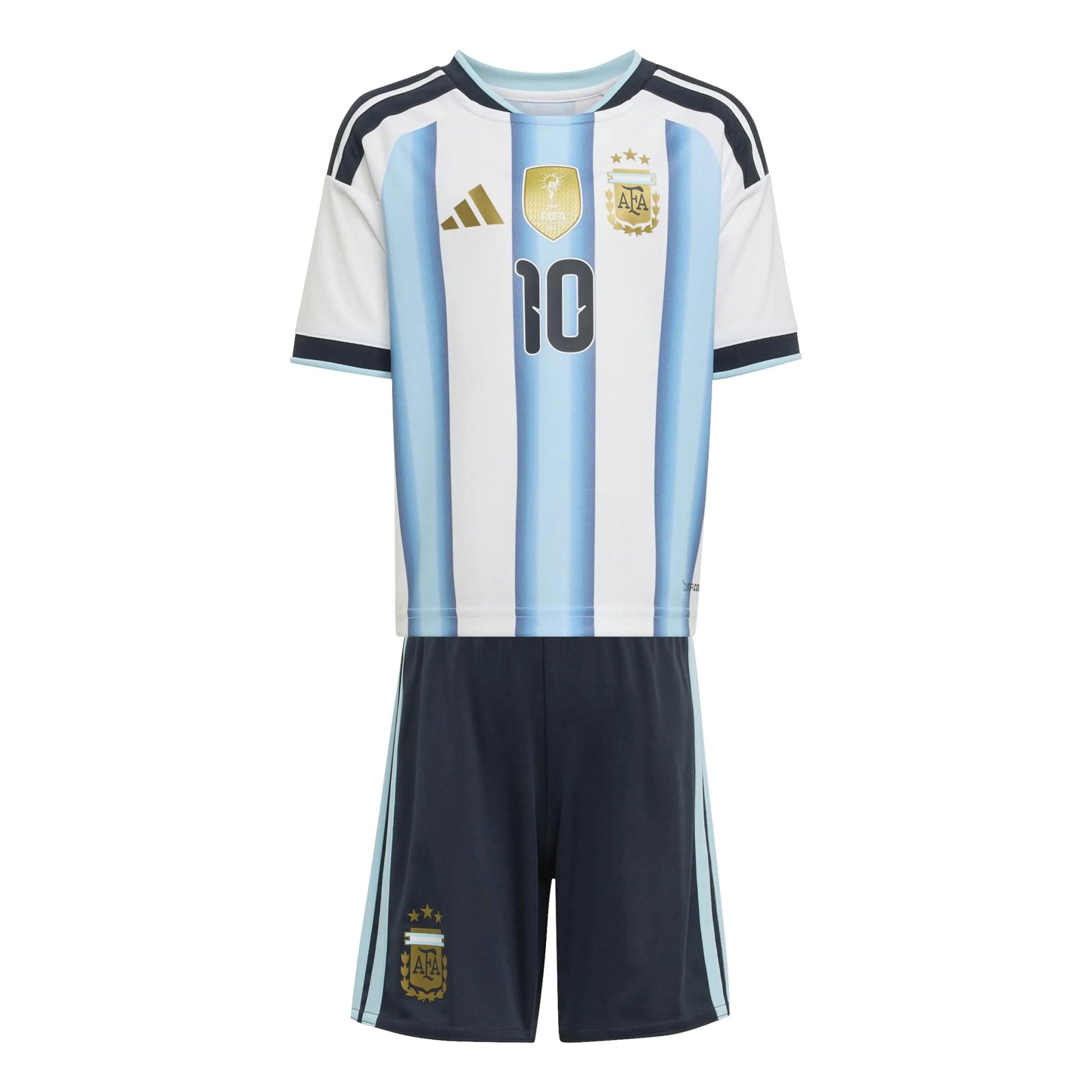 adidas 2026 Argentina Kid's Home Messi #10 Mini Kit (Set - Front)