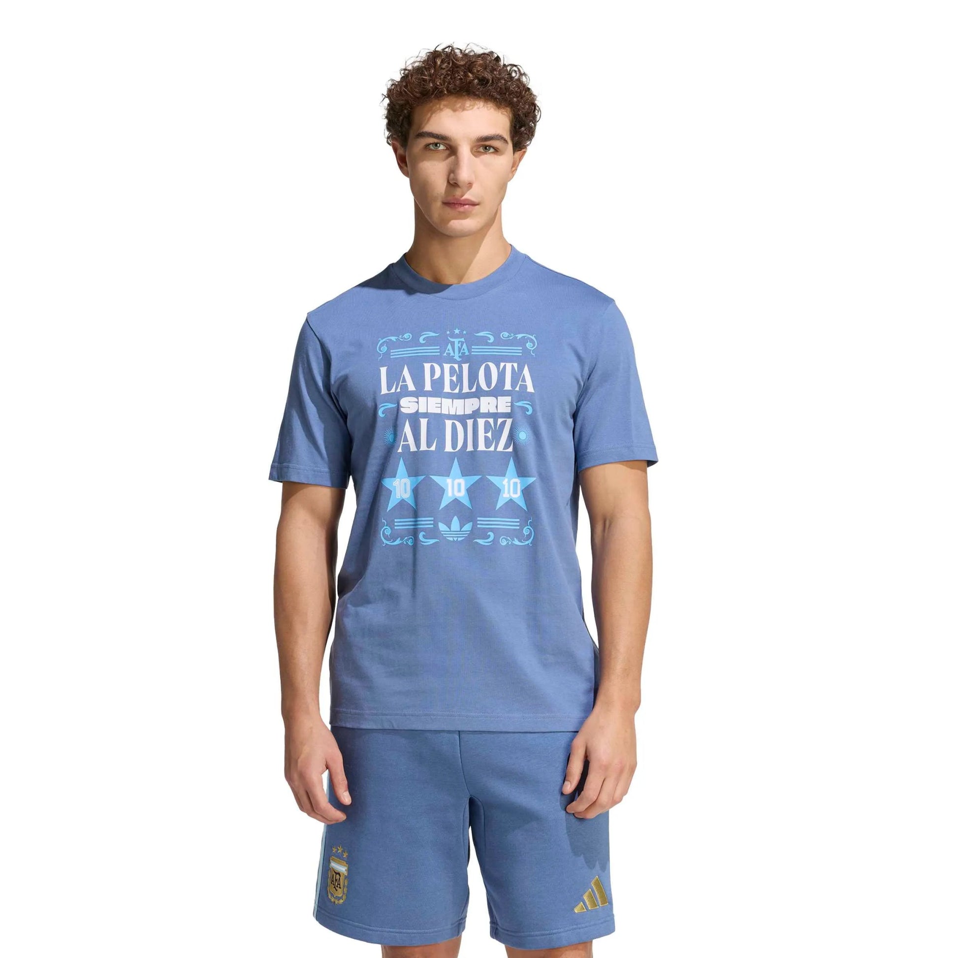 adidas 2026 Argentina Men's Amply Tee (Model - Front)