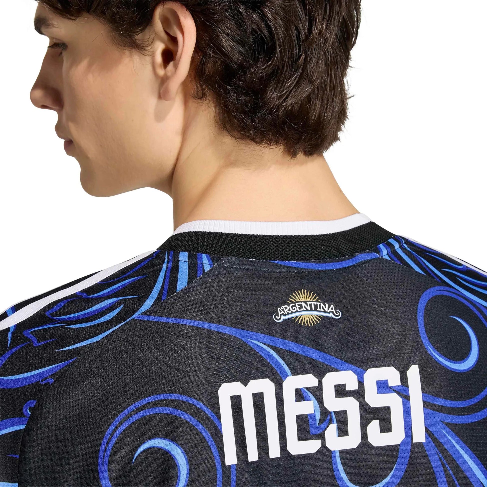 adidas 2026 Argentina Men's Authentic Away Messi #10 Soccer Jersey adidas 2026 Argentina Men's Authentic Away Messi #10 Soccer Jersey