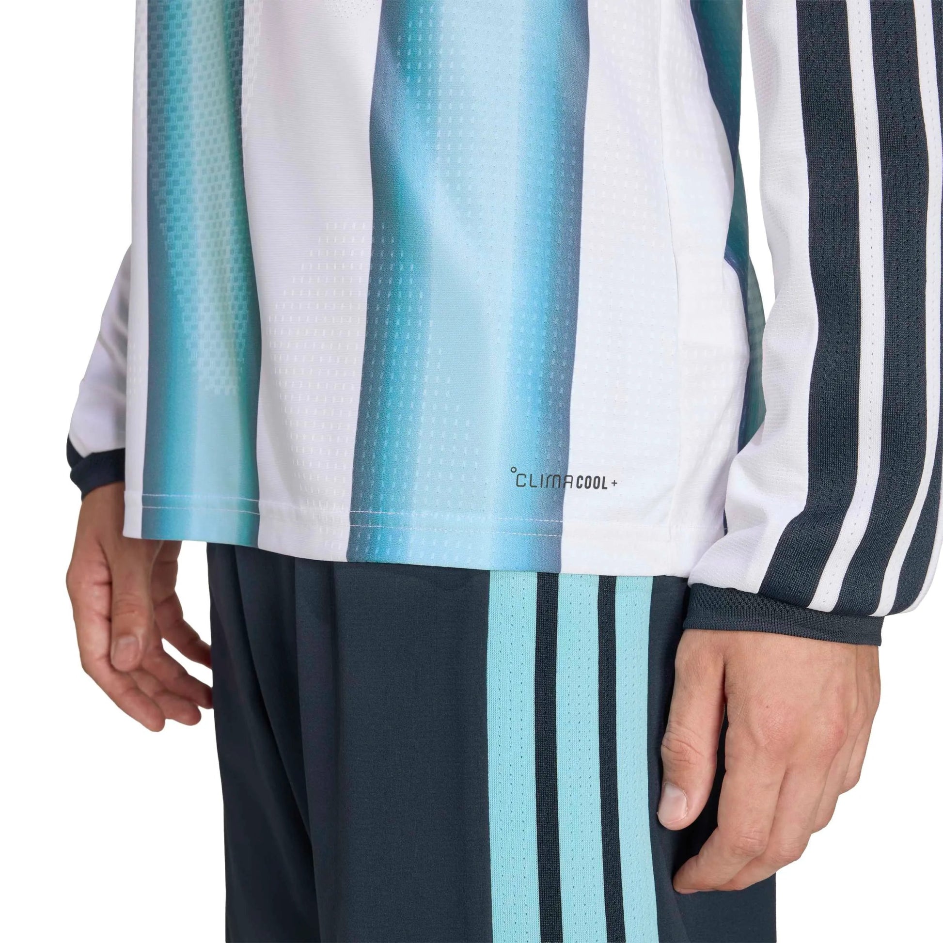 adidas 2026 Argentina Men's Authentic Home Long-Sleeve Soccer Jersey (Detail 5)