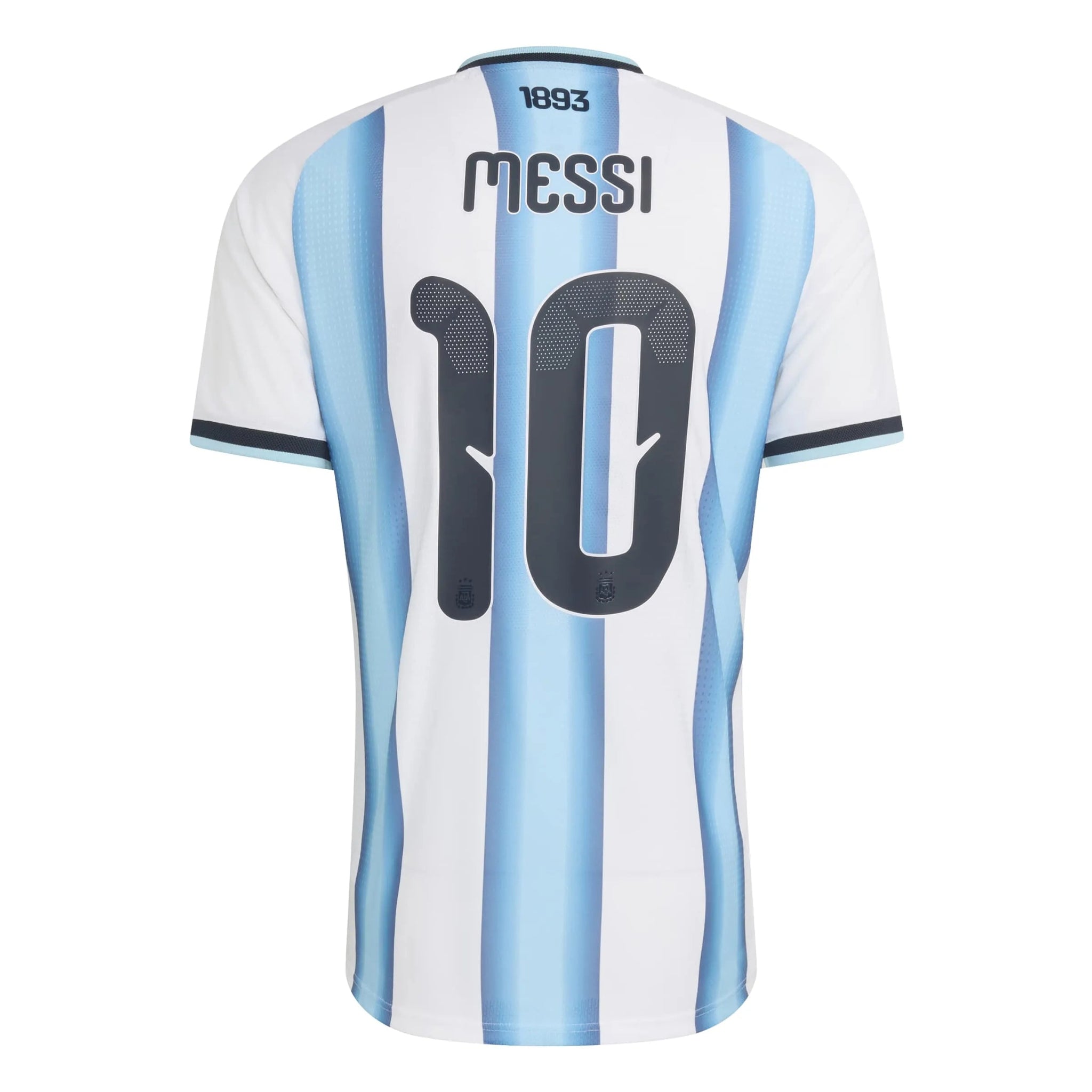 adidas 2026 Argentina Men's Authentic Home Messi #10 Soccer Jersey (Back)