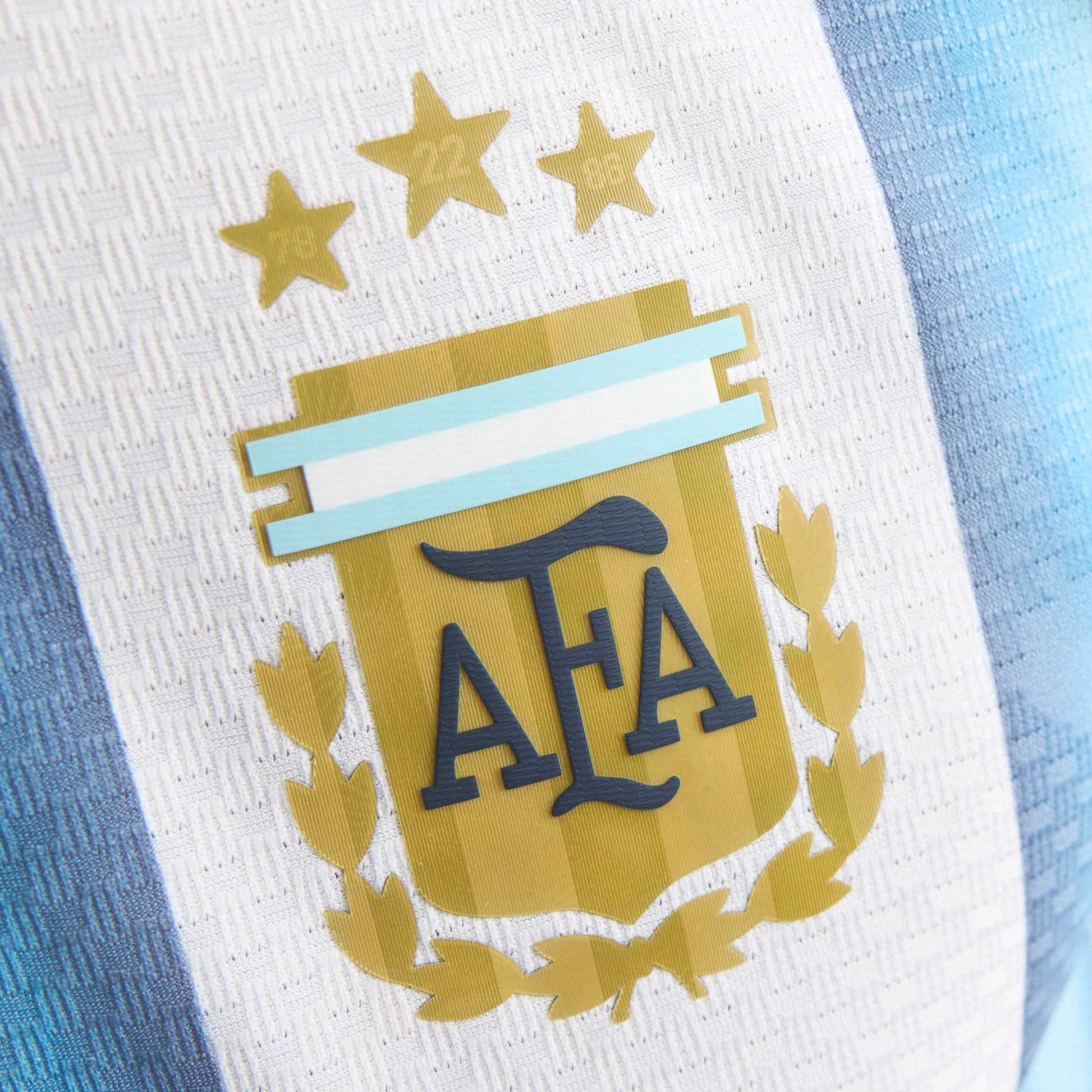 adidas 2026 Argentina Men's Authentic Home Messi #10 Soccer Jersey (Detail 5)