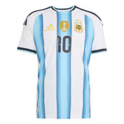 adidas 2026 Argentina Men's Authentic Home Messi #10 Soccer Jersey (Front)