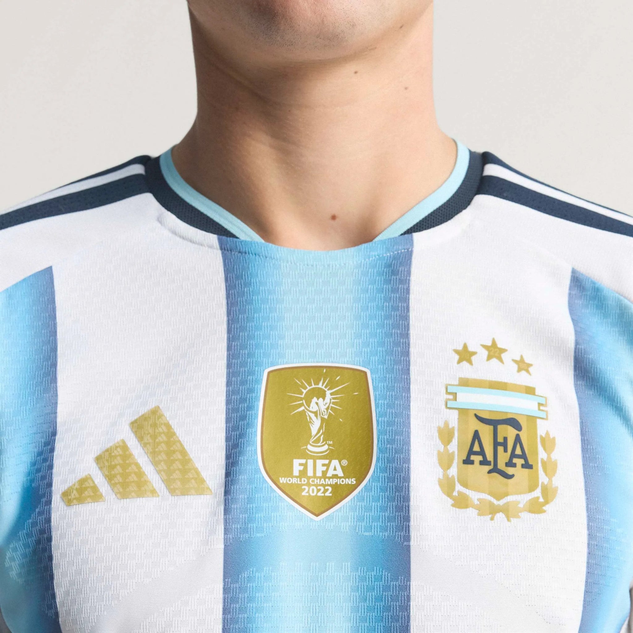 adidas 2026 Argentina Men's Authentic Home Soccer Jersey (Detail 4)