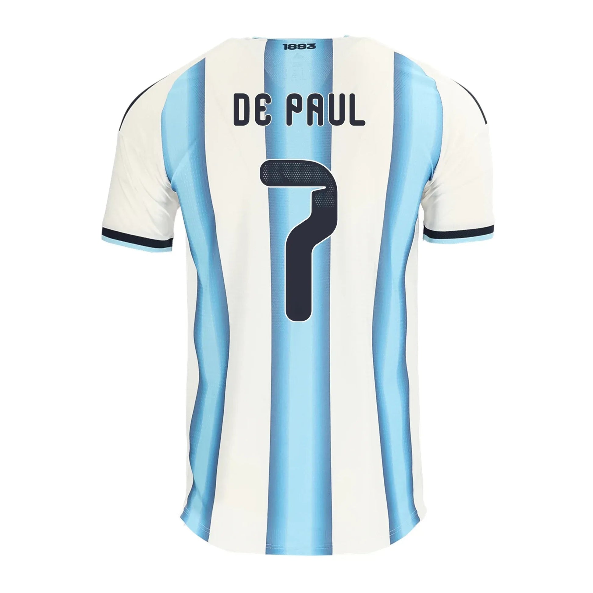 adidas 2026 Argentina Men's Authentic Home Soccer Jersey (De Paul)