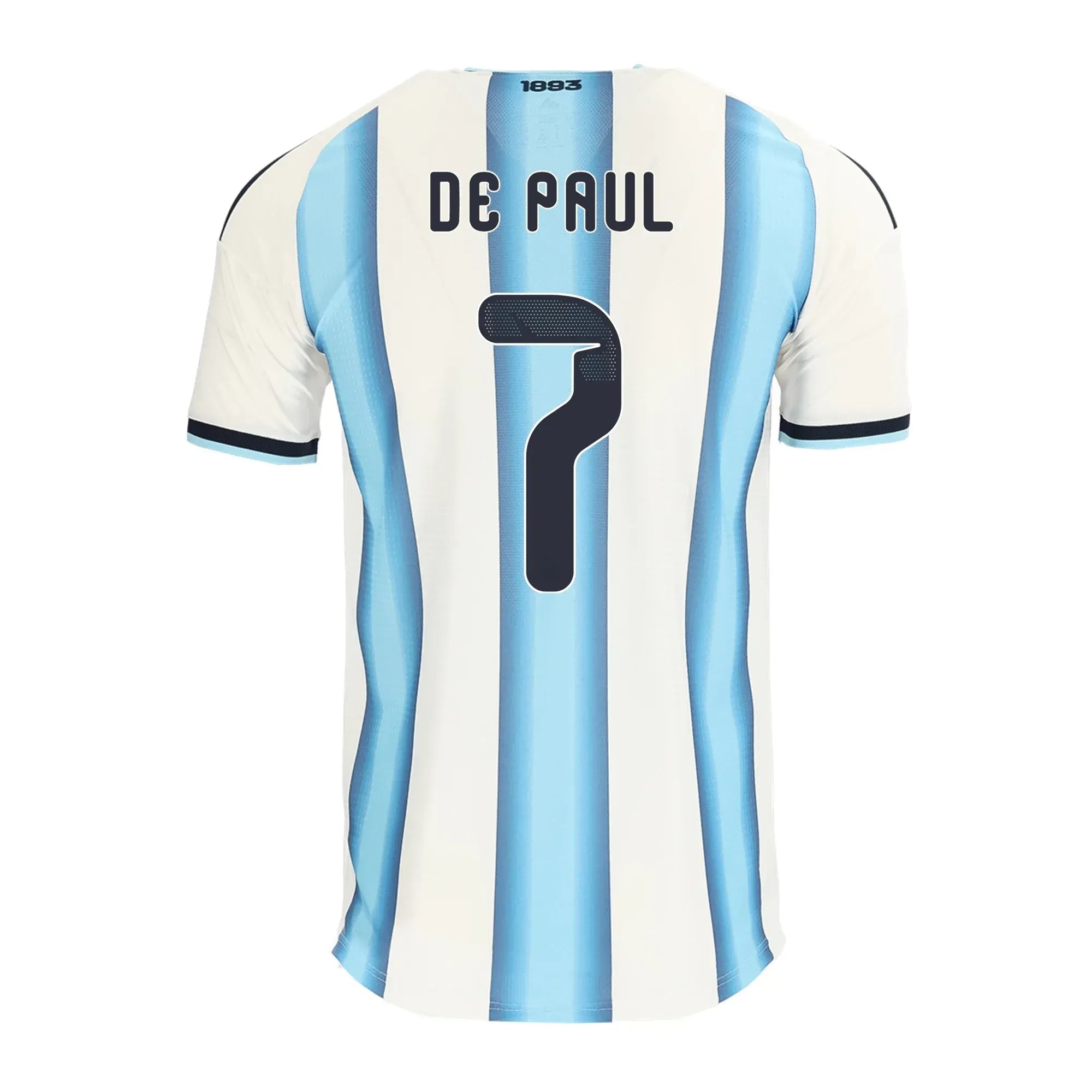 adidas 2026 Argentina Men's Authentic Home Soccer Jersey (De Paul)