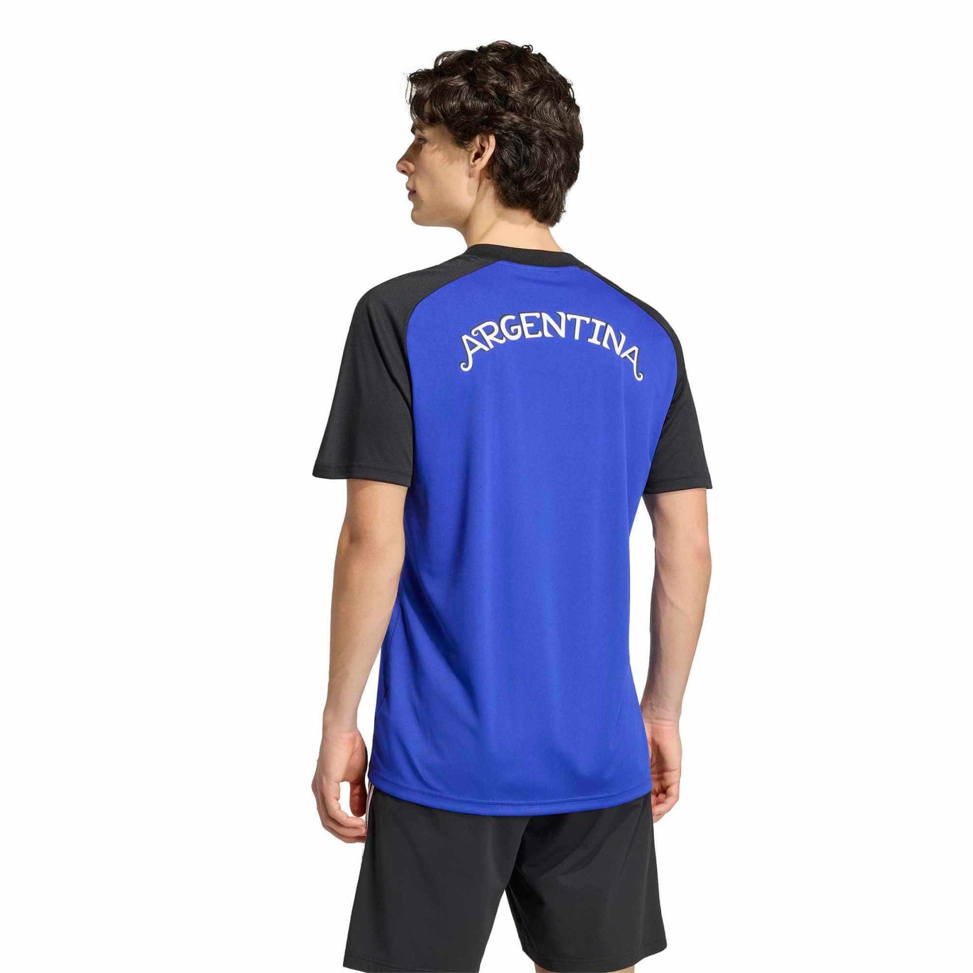 adidas 2026 Argentina Men's Away Pre-Match Soccer Jersey (Model - Back)
