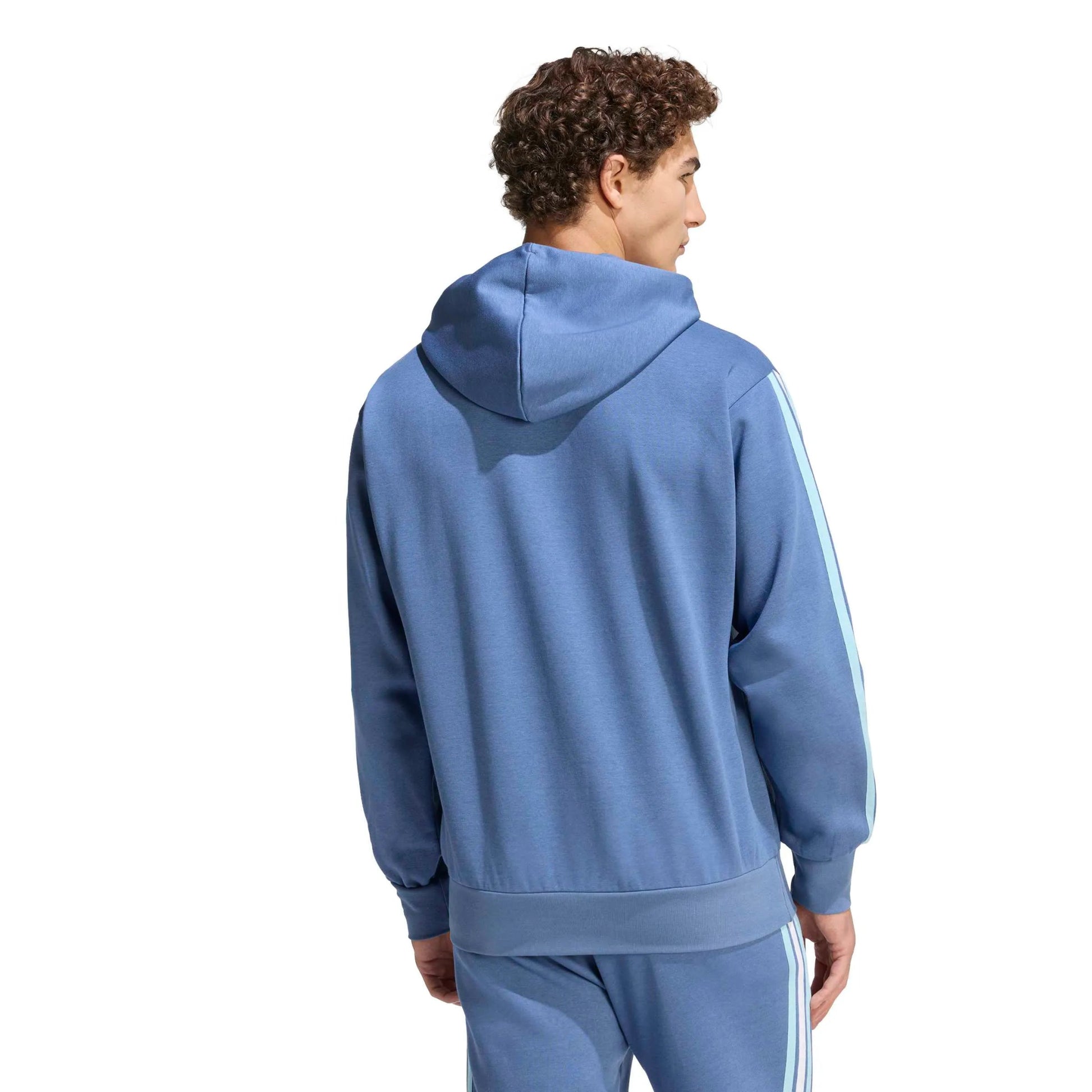 adidas 2026 Argentina Men's DNA Fleece Hoodie (Model - Back)