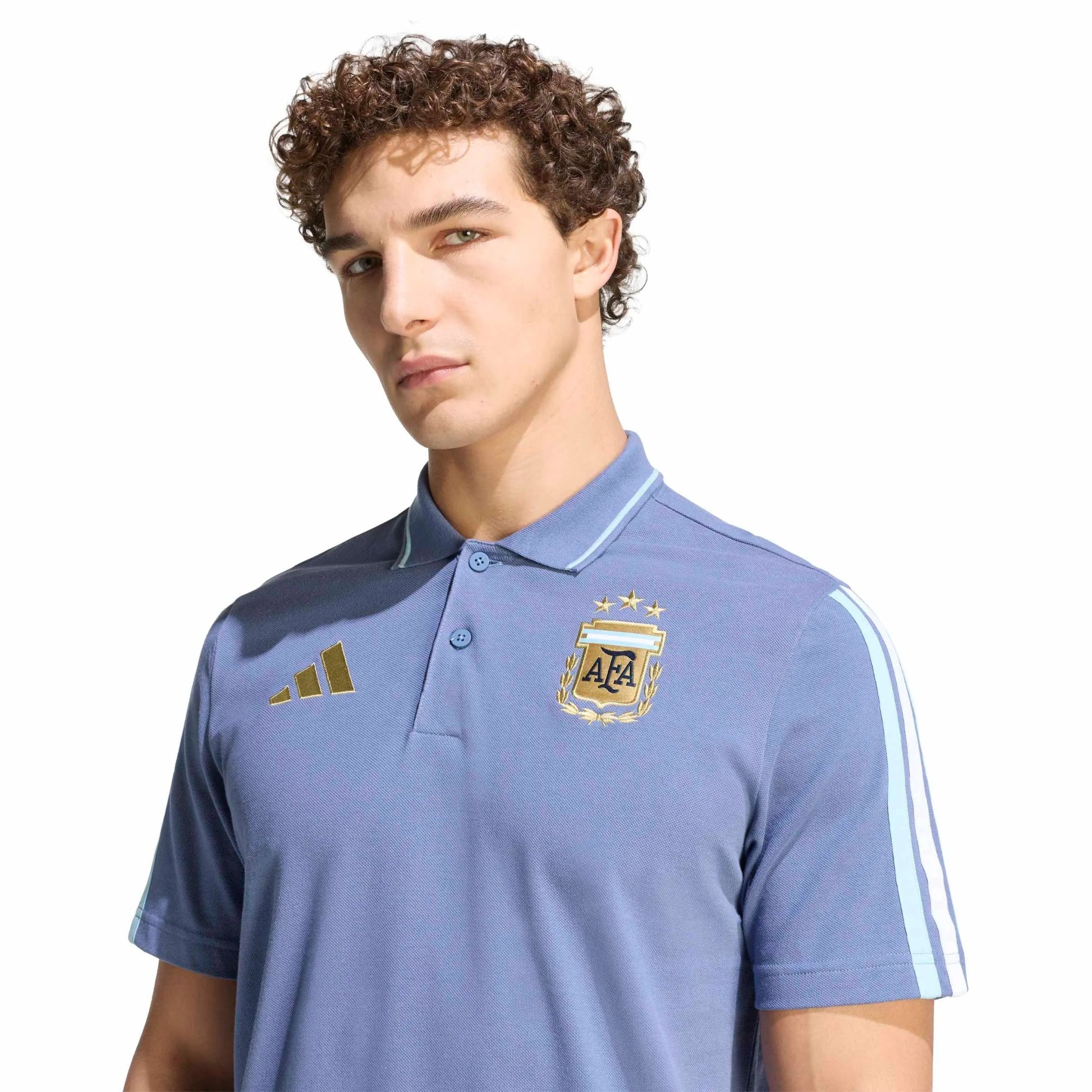 adidas 2026 Argentina Men's DNA Polo (Detail 1)