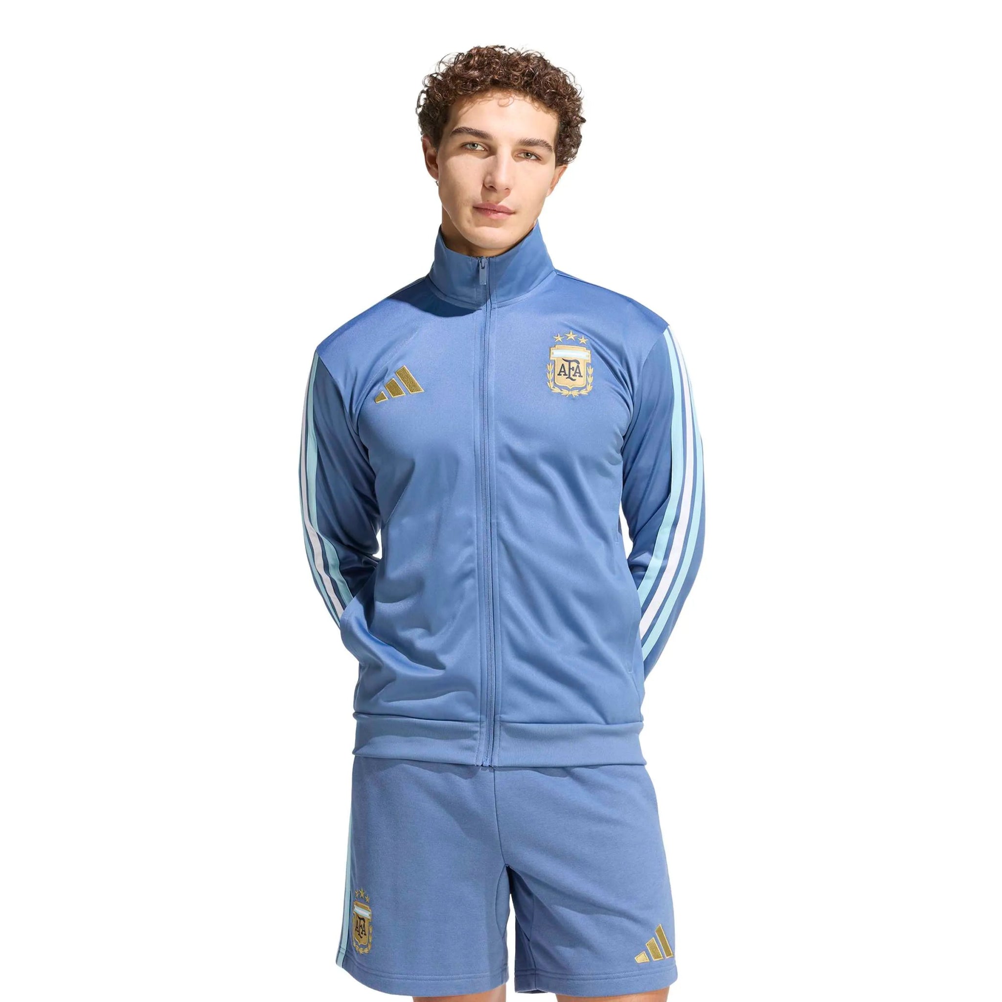 adidas 2026 Argentina Men's DNA Track Top (Model - Front)