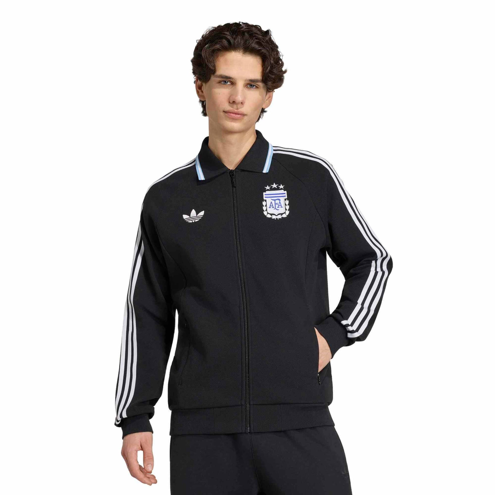 adidas 2026 Argentina Men's Originals Anthem Jacket (Model - Front)