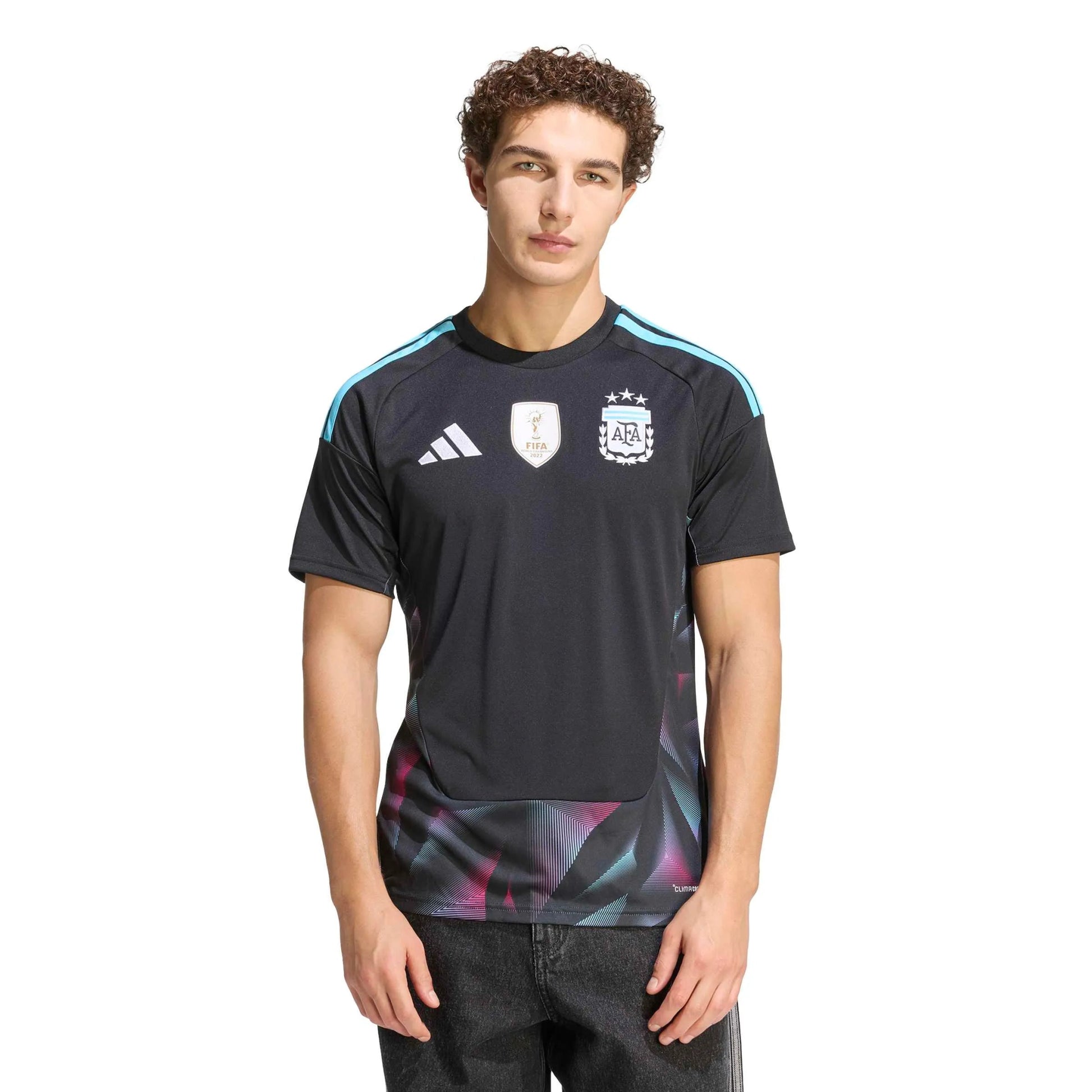 adidas 2026 Argentina Men's Stadium Home Goalkeeper Jersey (Model - Front)