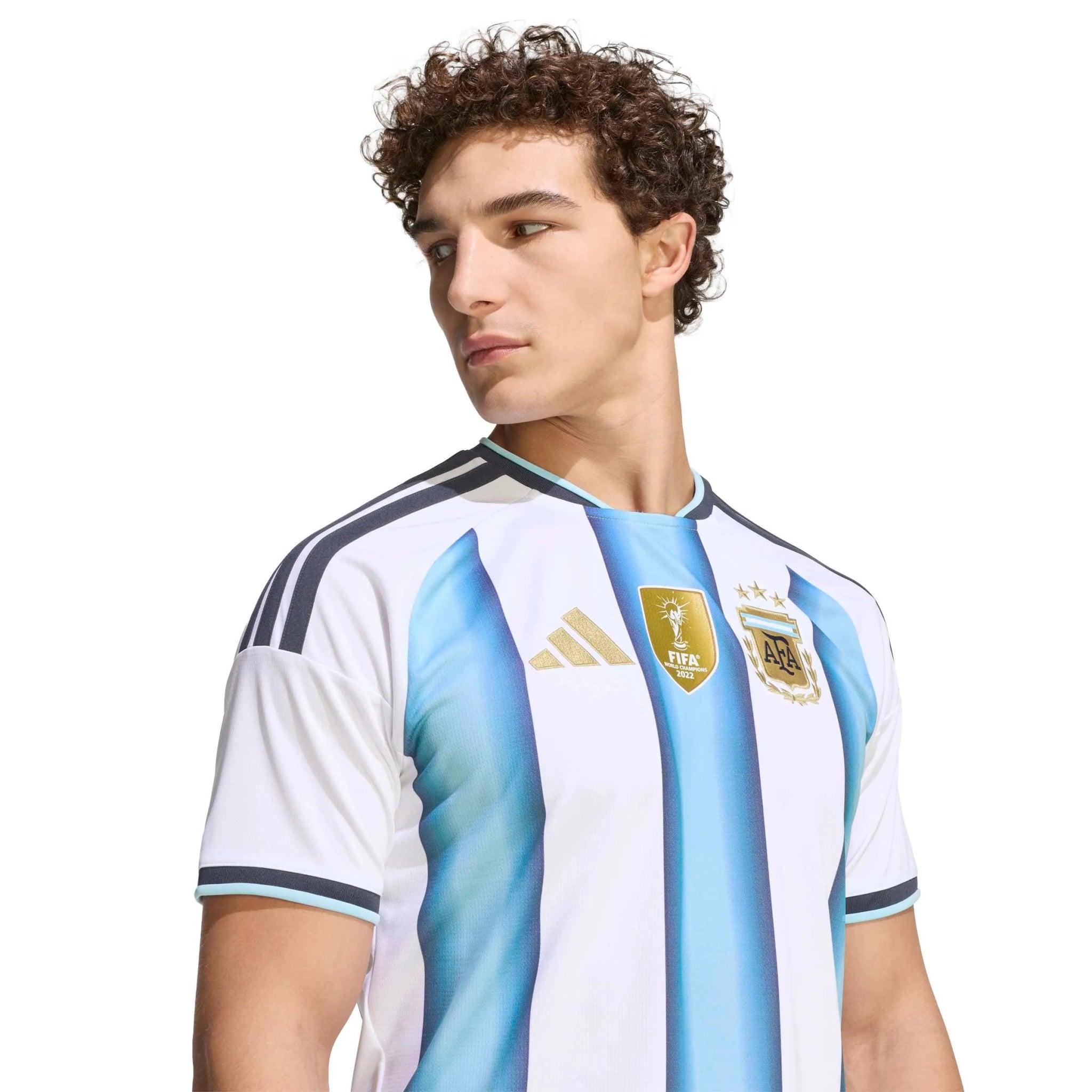 adidas 2026 Argentina Men's Stadium Home Soccer Jersey (Detail 1)