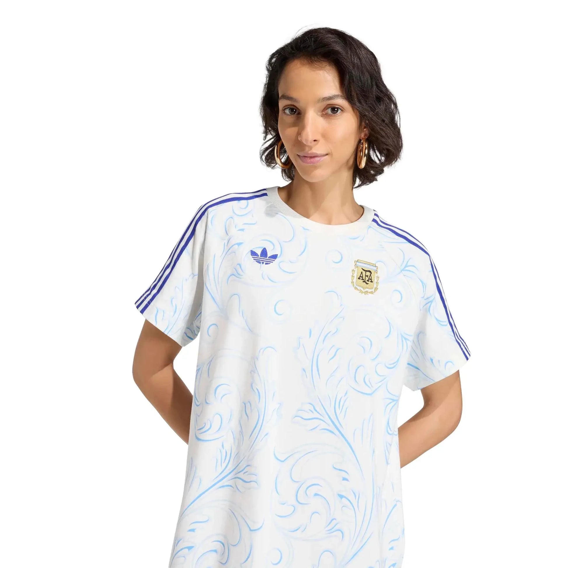 argentina jersey dress Argentina National Sport Team Jersey Design Football A-Line Dress by merchhost