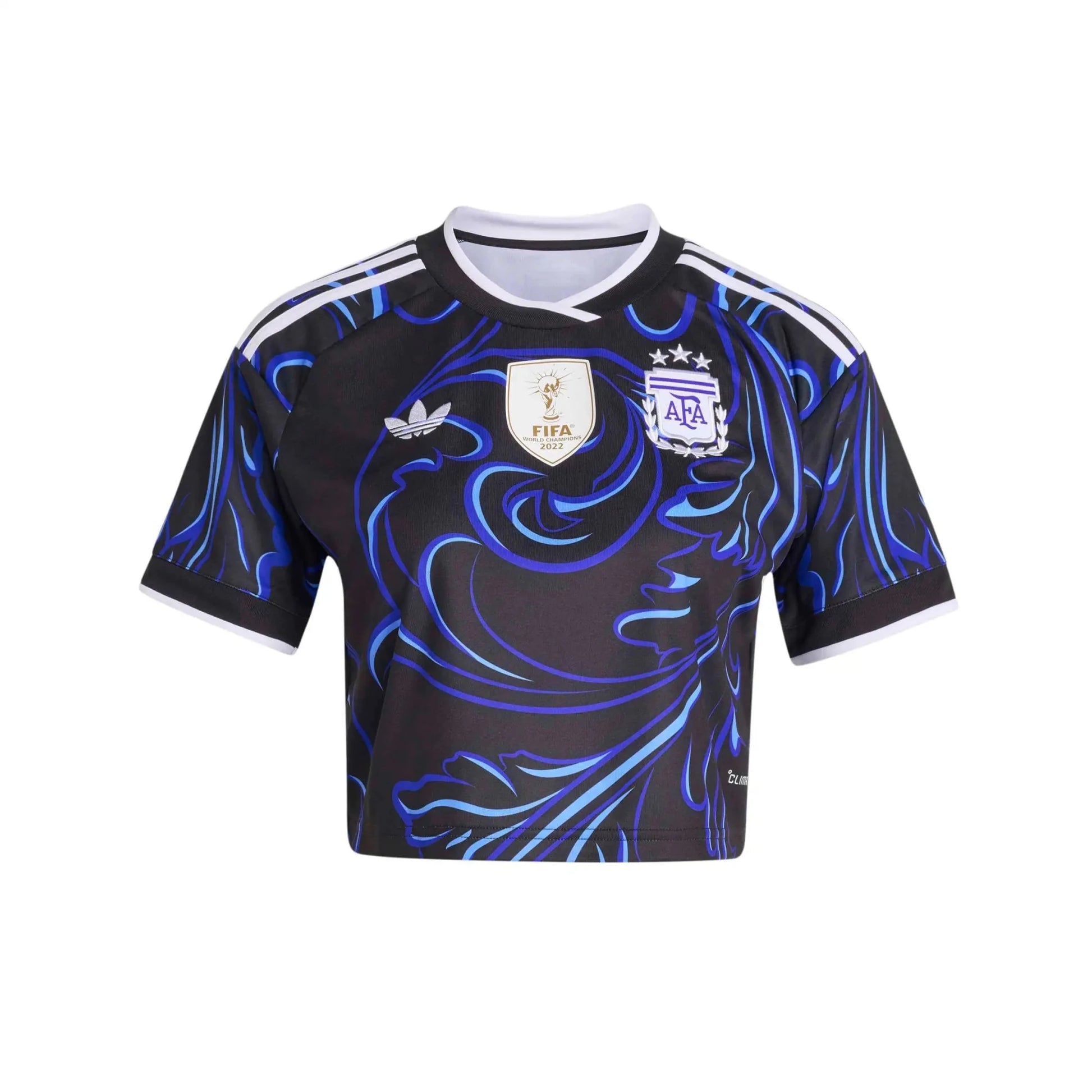 adidas 2026 Argentina Women's Stadium Away Cropped Soccer Jersey