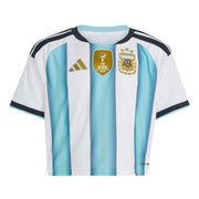 adidas 2026 Argentina Women's Stadium Home Cropped Soccer Jersey (Front)