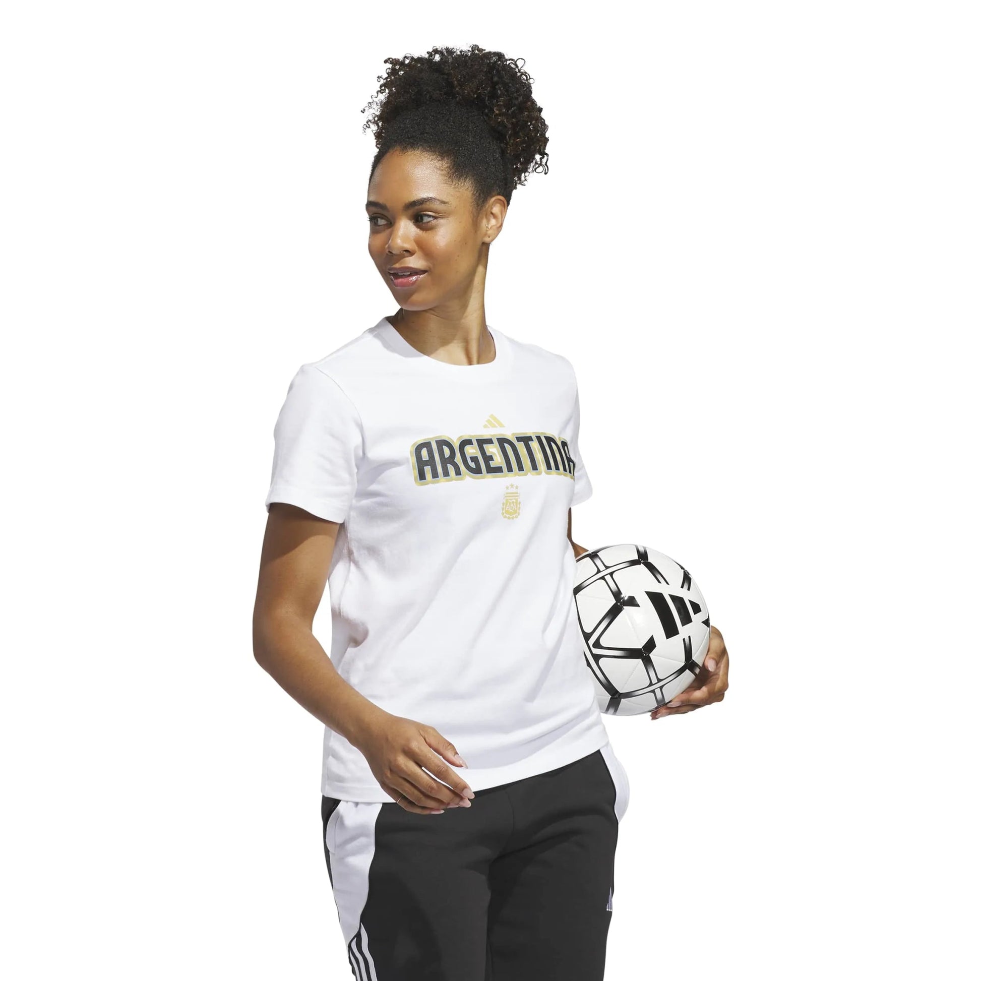 adidas 2026 Argentina Women's World Cup HJH Tee (Model - Side)