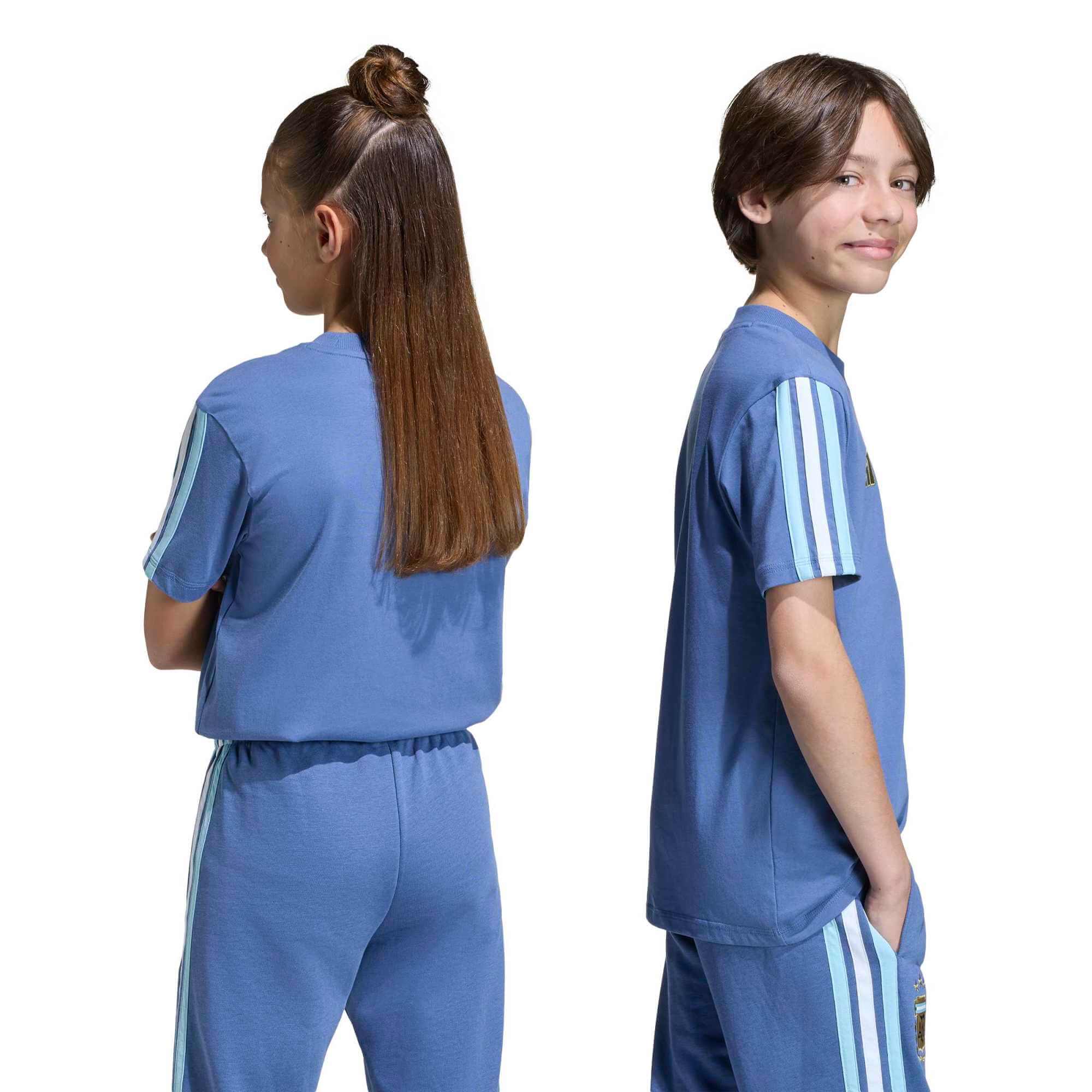 adidas 2026 Argentina Youth DNA Tee (Models - Back)
