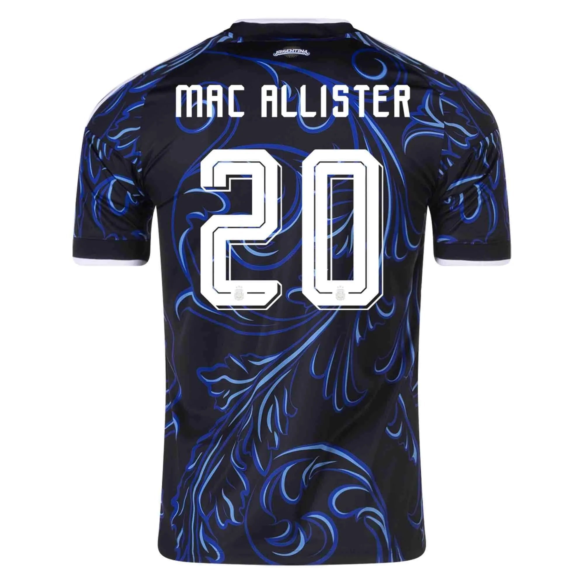 adidas 2026 Argentina Men's Stadium Away Soccer Jersey (Mac Allister)