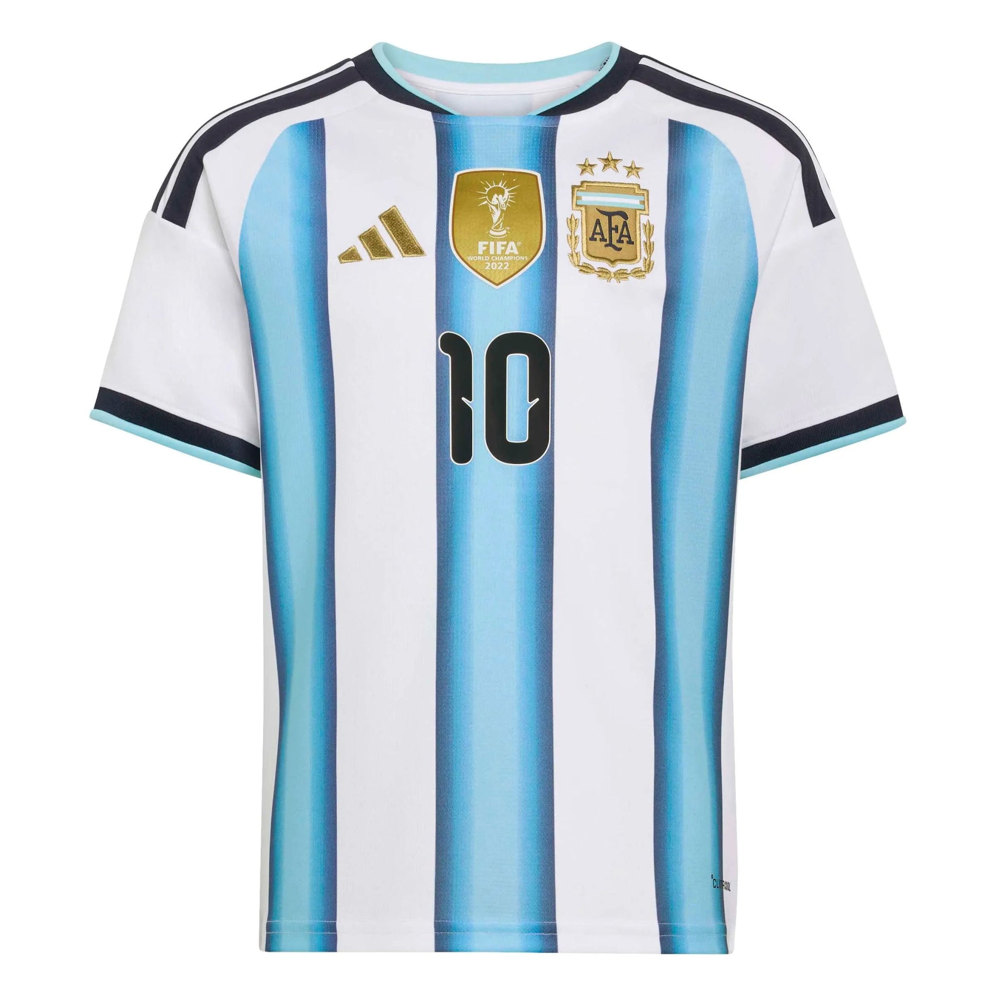 adidas 2026 Argentina Youth Stadium Home Messi #10 Soccer Jersey (Front)