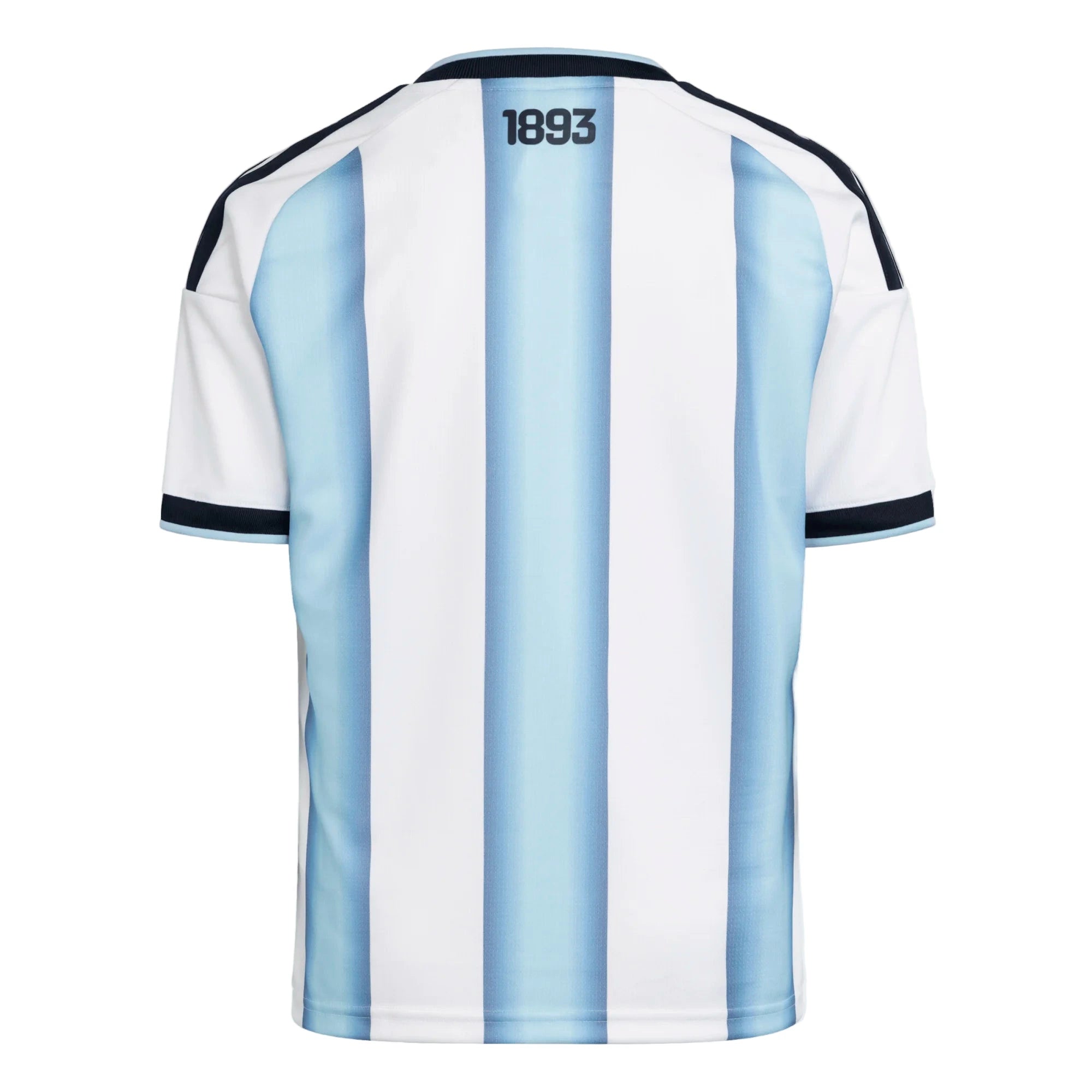 adidas 2026 Argentina Youth Stadium Home Soccer Jersey (Back)