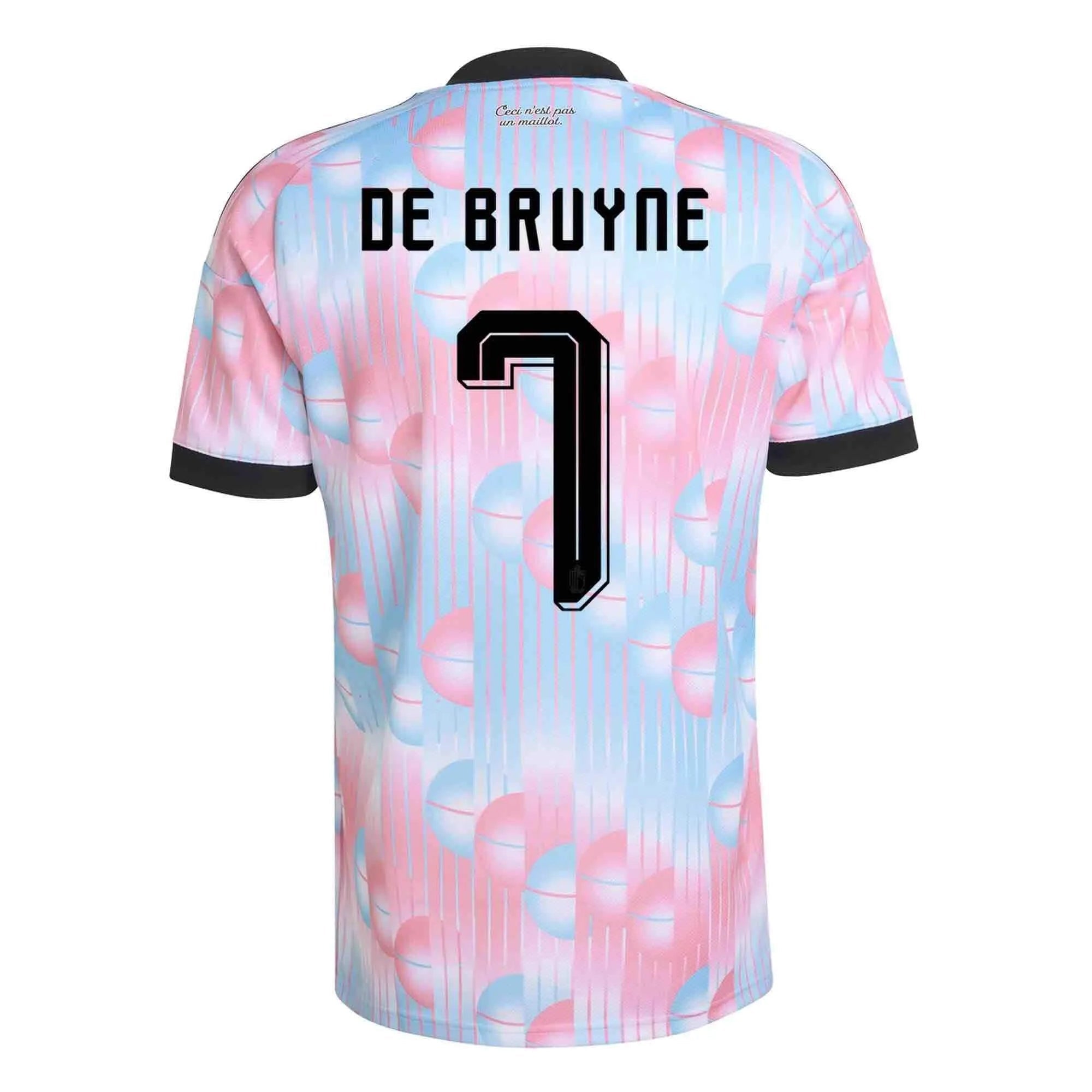 adidas 2026 Belgium Men's Stadium Away Soccer Jersey (De Bruyne)