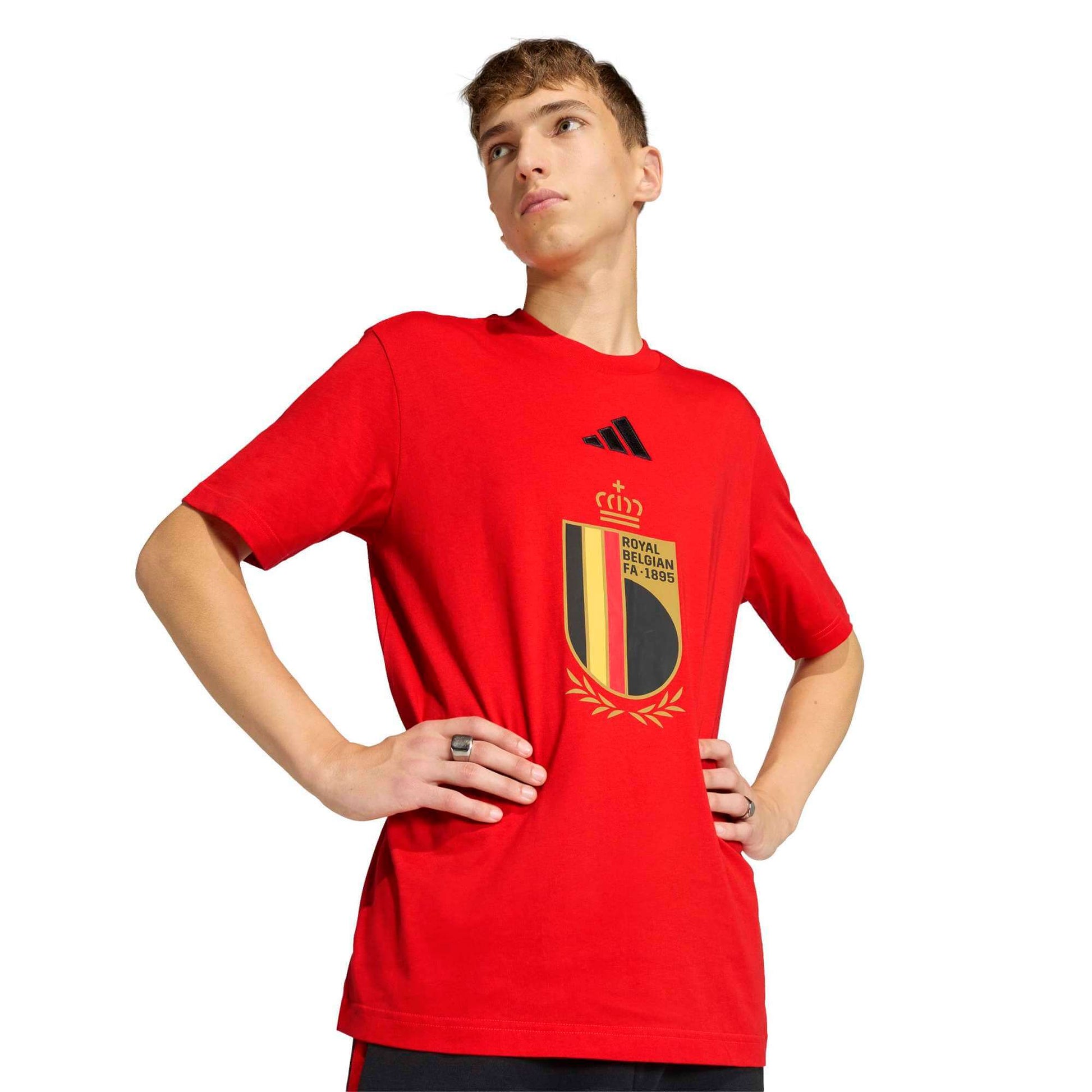 adidas 2026 Belgium Men's DNA Graphic Tee (Detail 1)