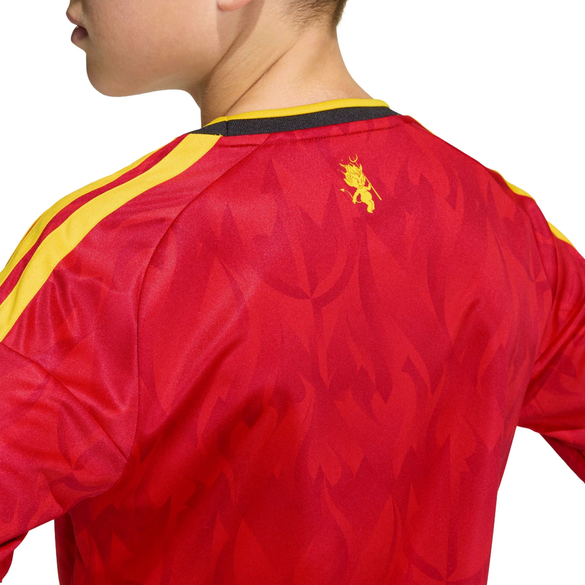 adidas 2026 Belgium Youth Stadium Home Soccer Jersey (Detail 2)