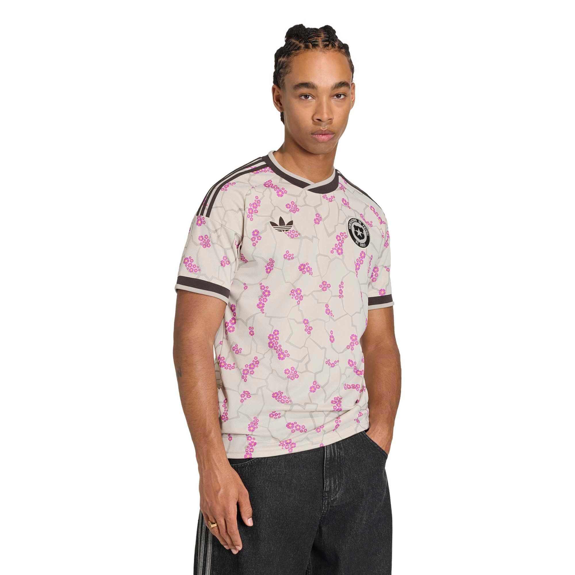 adidas 2026 Chile Men's Stadium Away Soccer Jersey (Model - Front)