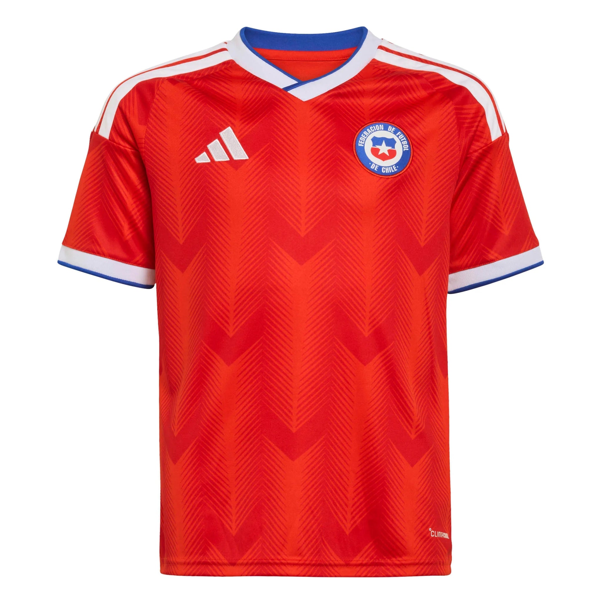 adidas 2026 Chile Youth Stadium Home Soccer Jersey (Front)