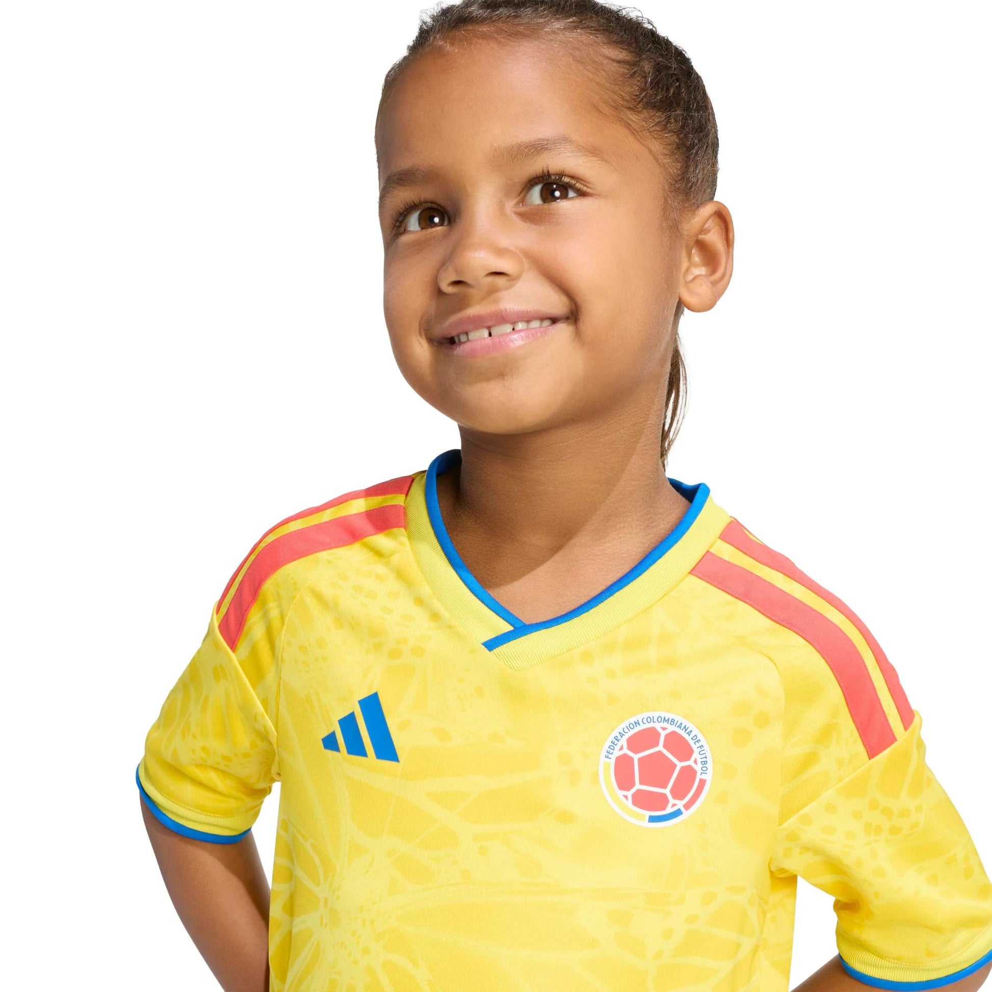 adidas 2026 Colombia Kid's Home Mini Kit (Detail 1)