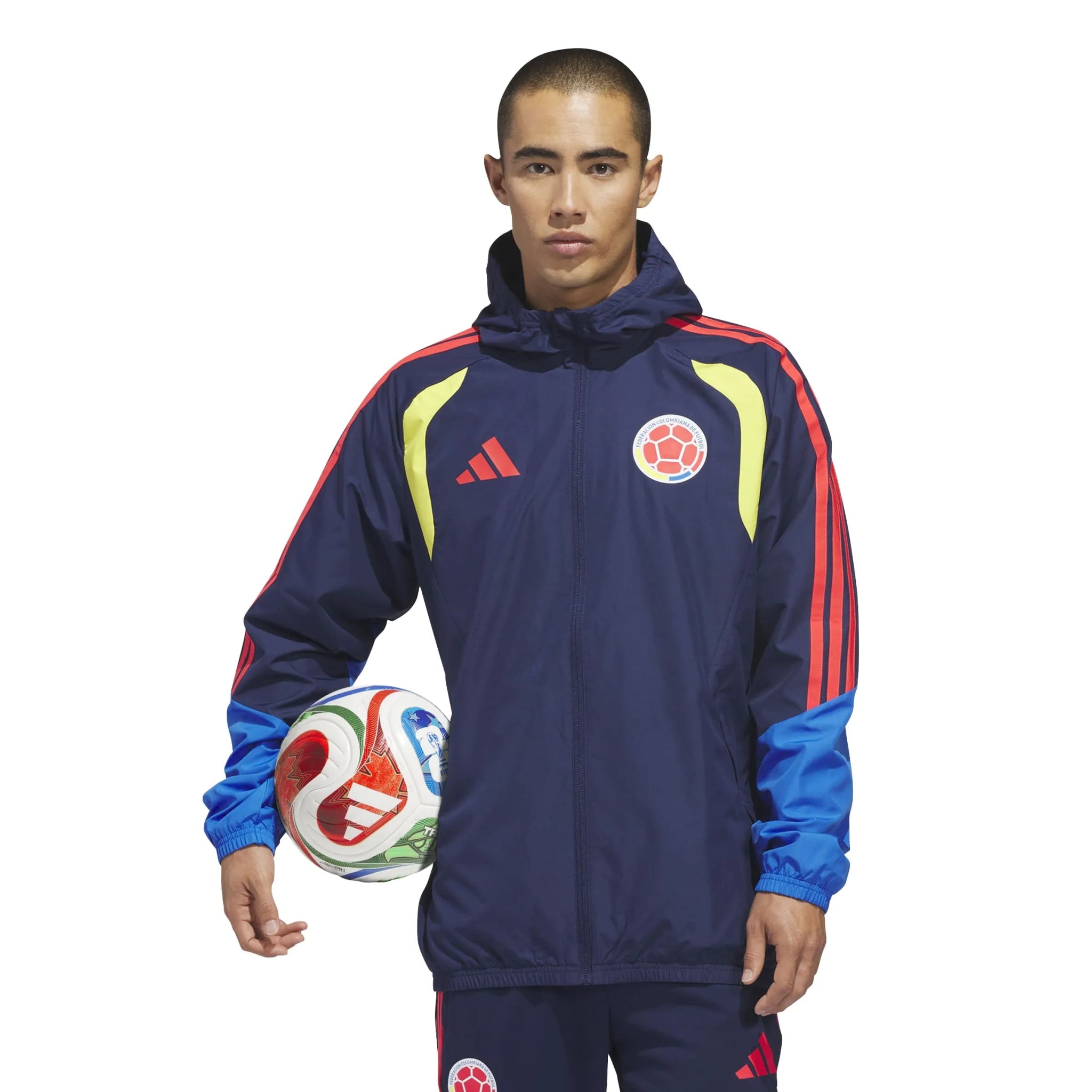 adidas 2026 Colombia Men's All-Weather Jacket (Model - Front)