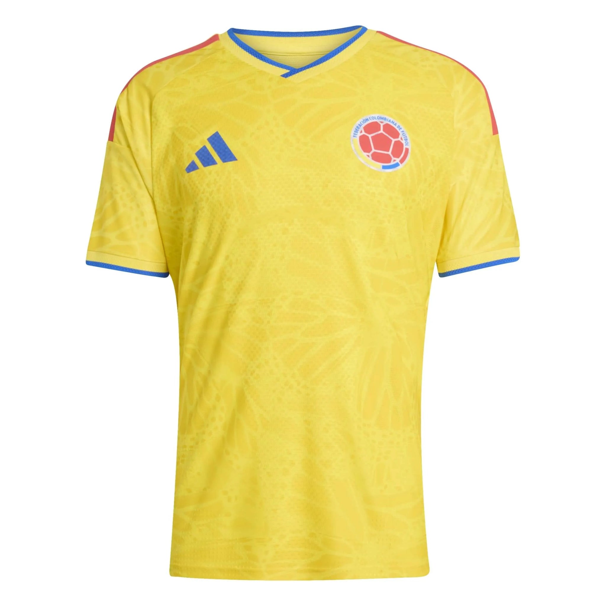 adidas 2026 Colombia Men's Authentic Home Soccer Jersey (Front)